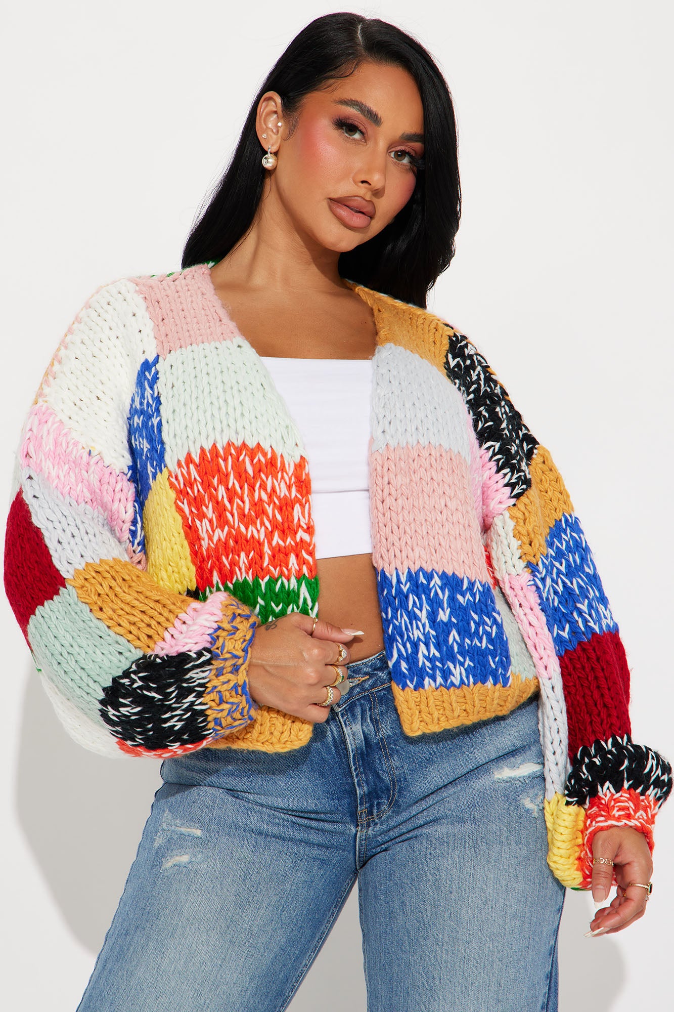 All The Vibes Chunky Knit Cardigan