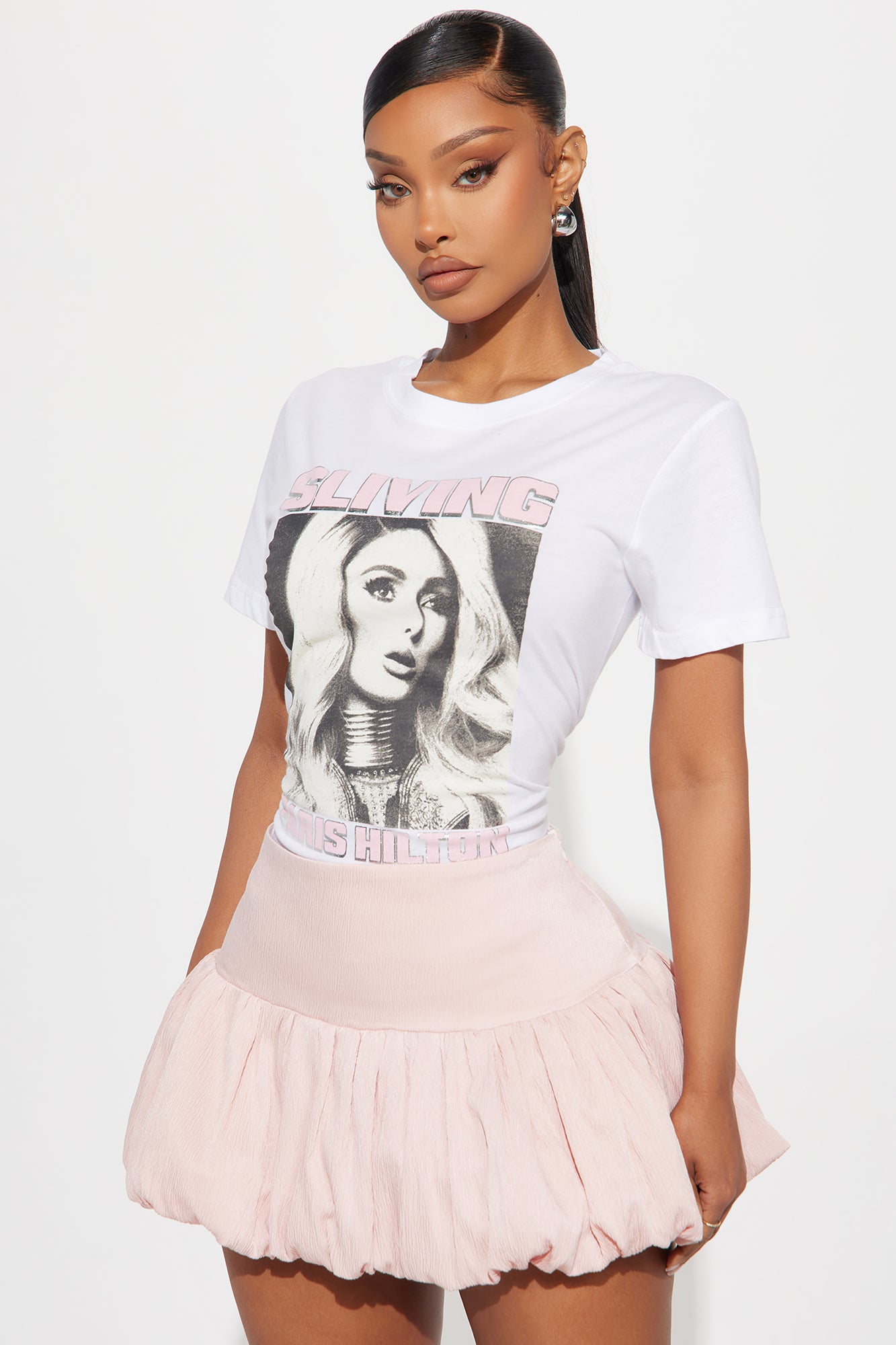 Paris Hilton SLIVING Graphic Tee