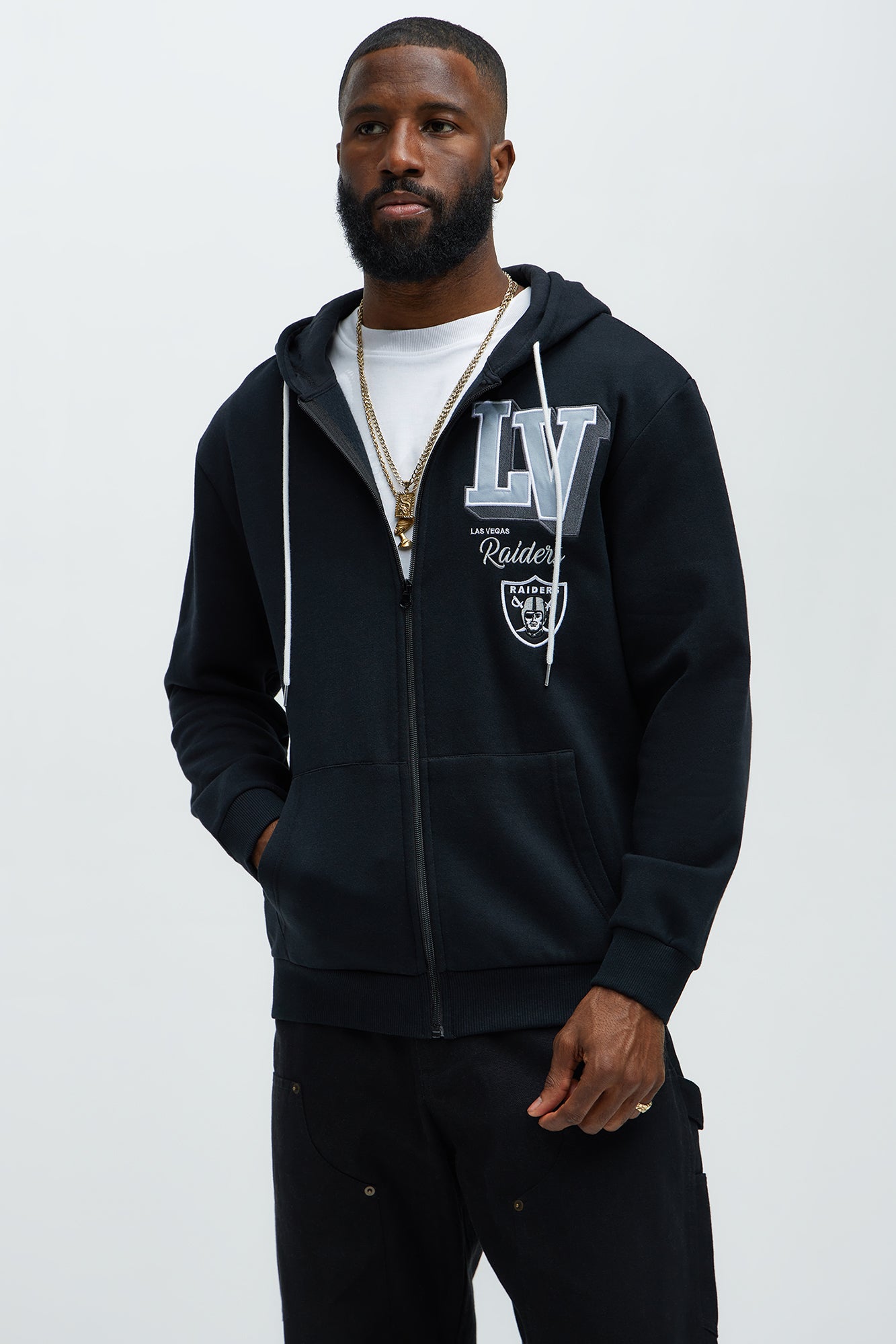 Raiders Bold Zipp Hoodie