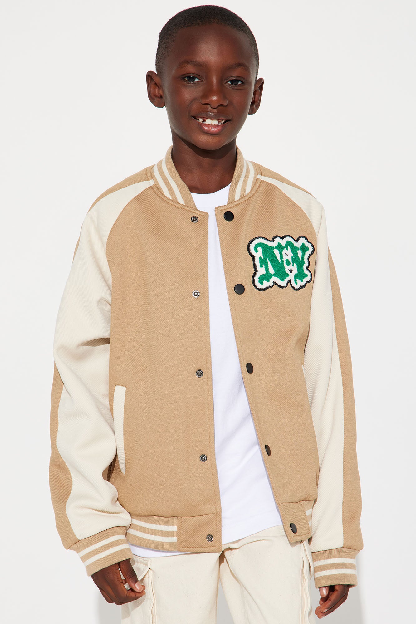 Mini NY Cash Collector Varsity Jacket