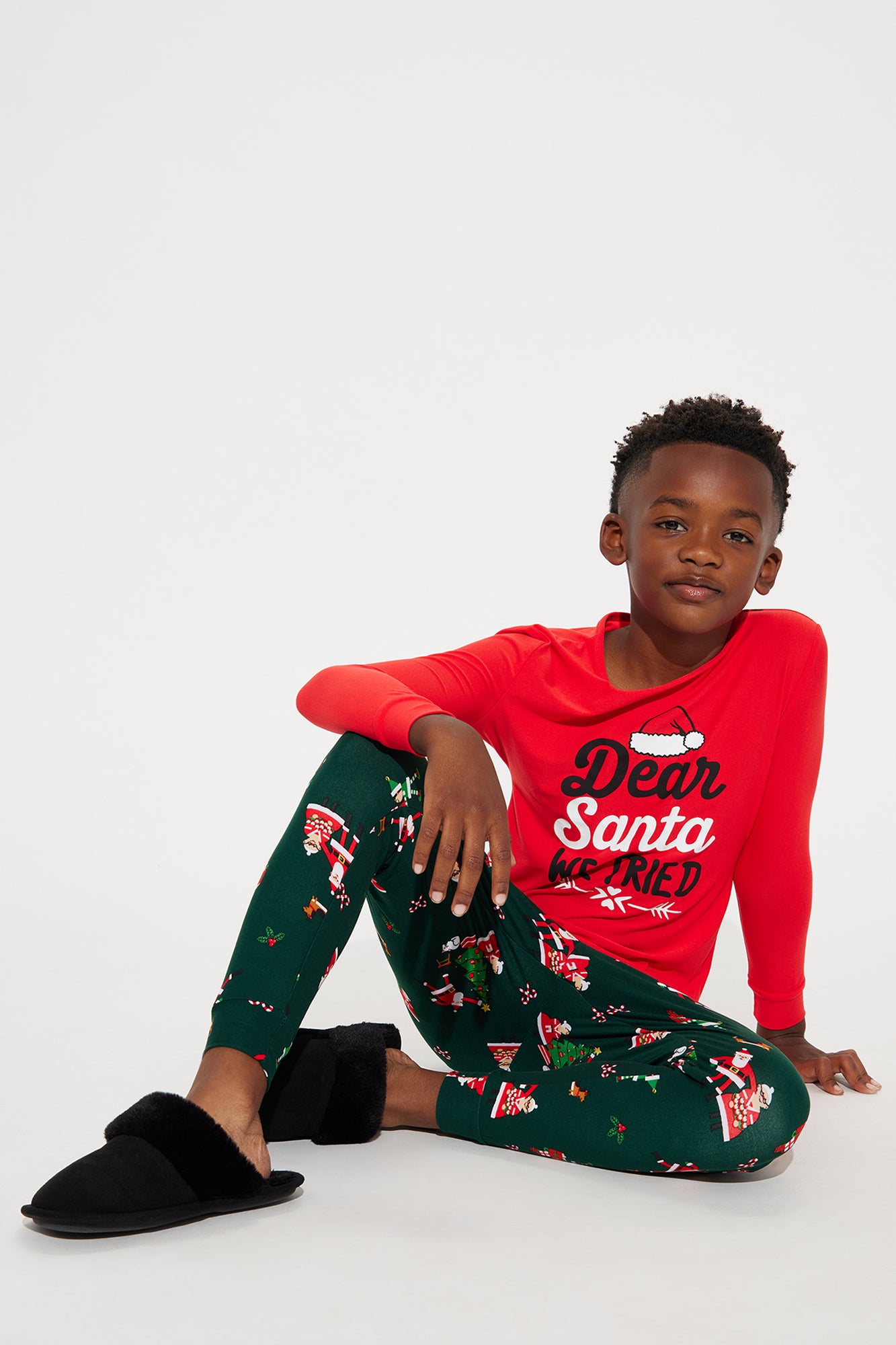 Mini Dear Santa Matching Family Pant Set