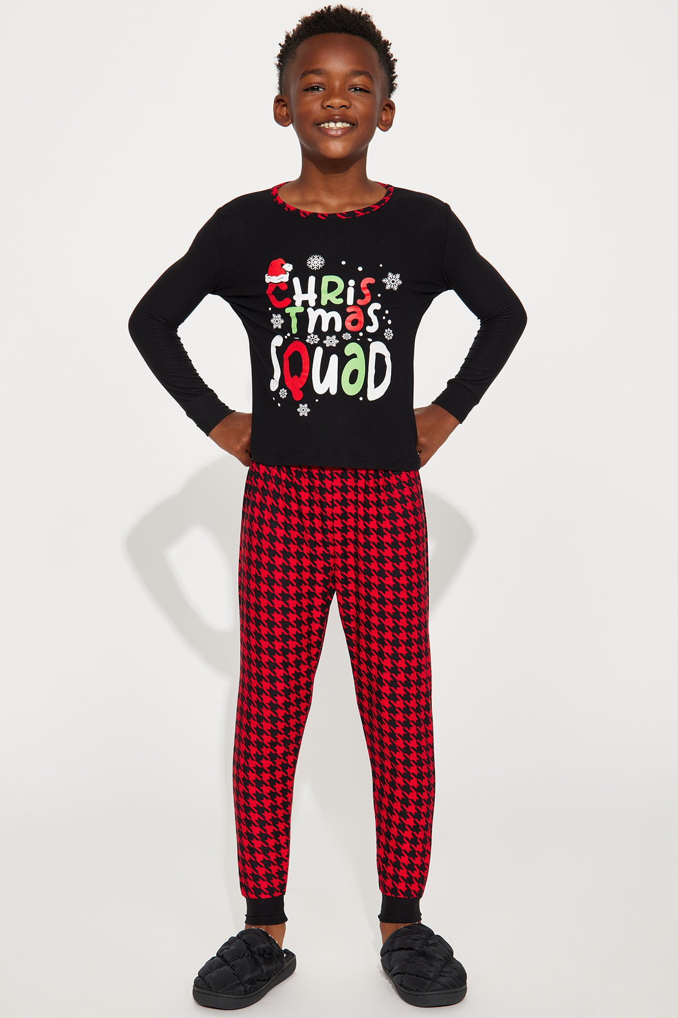 Mini Christmas Squad Matching Family Jogger Set