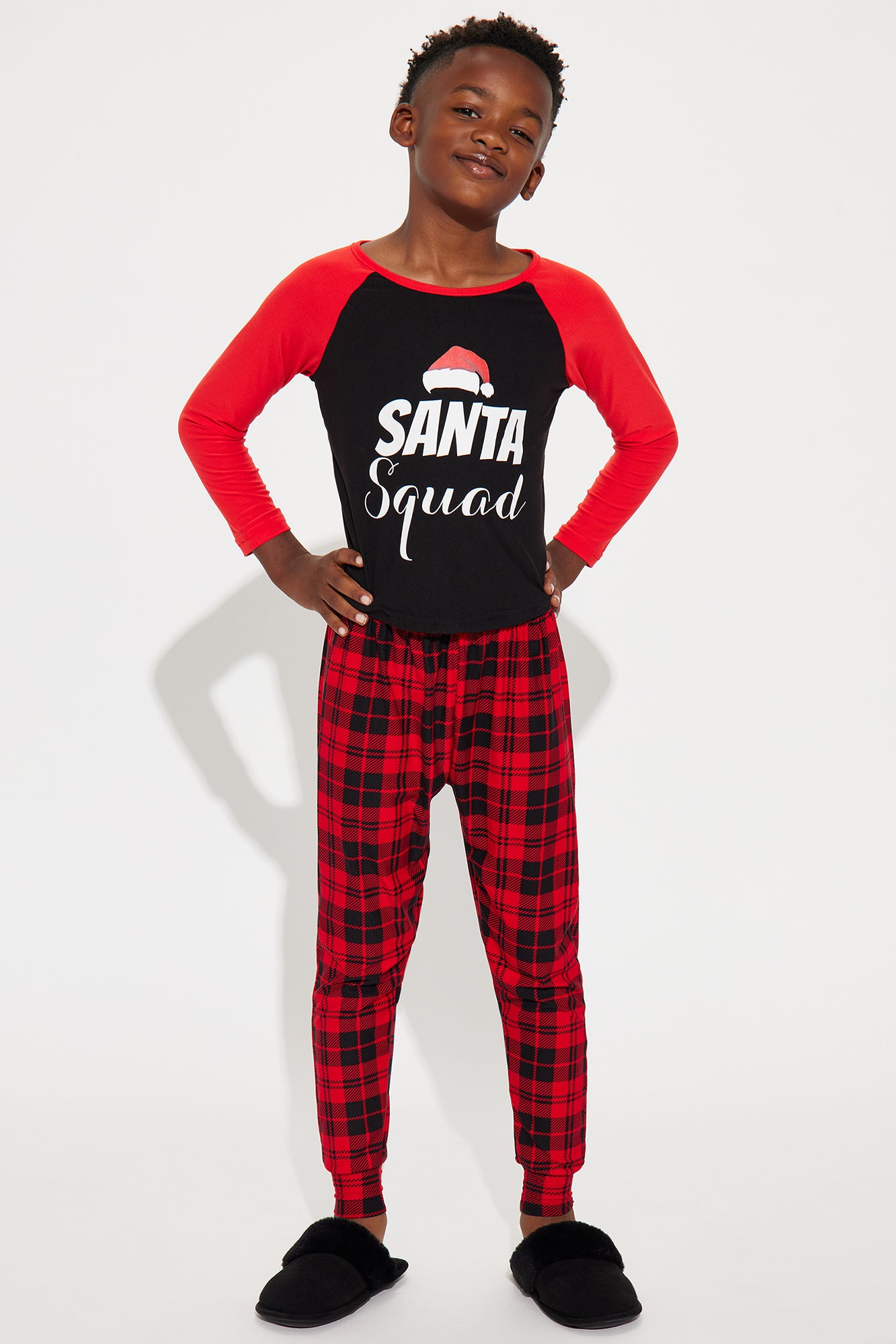 Mini Santa Squad Matching Family Jogger Set