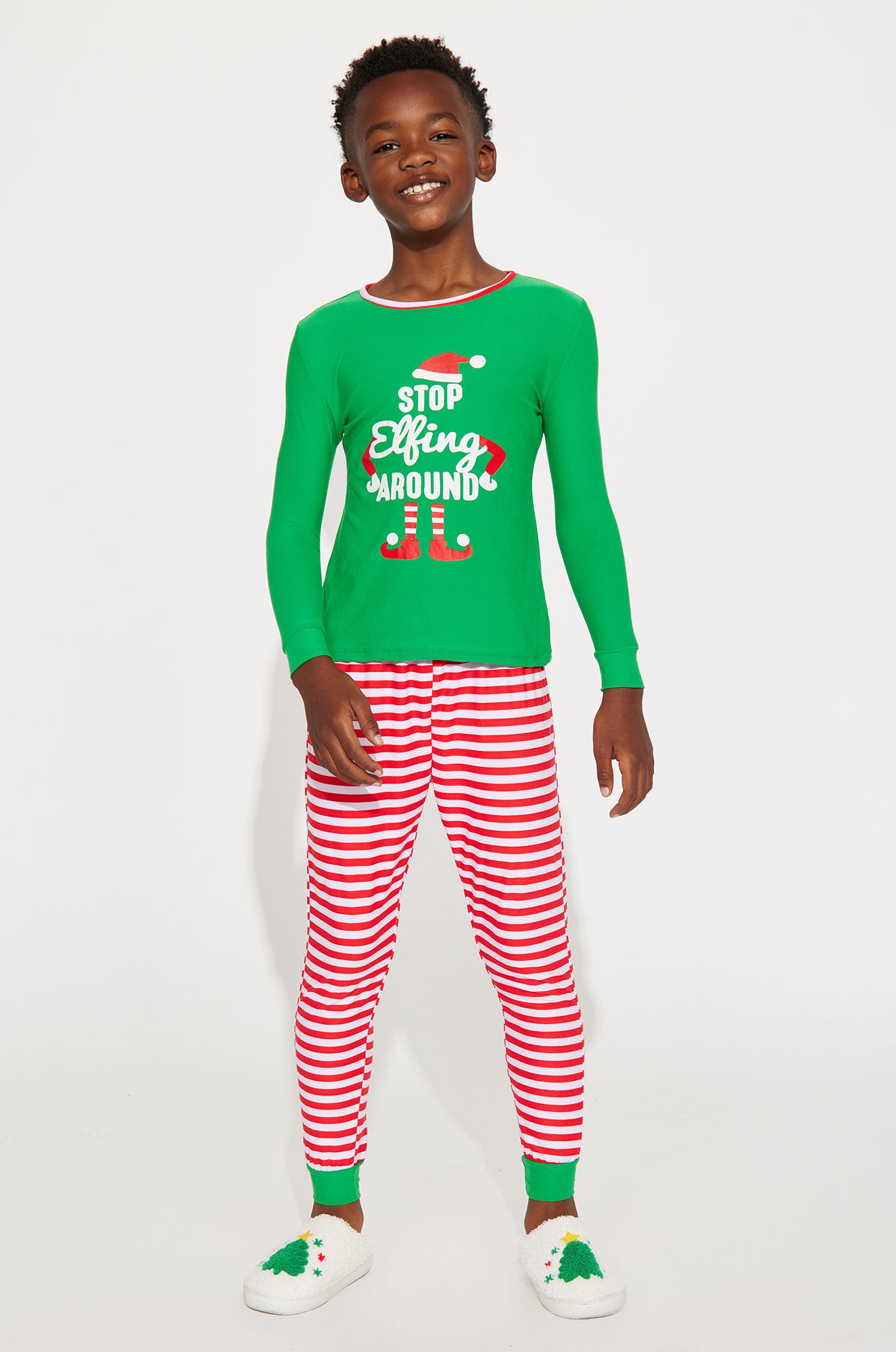 Mini Elfing Around Matching Family Jogger Set