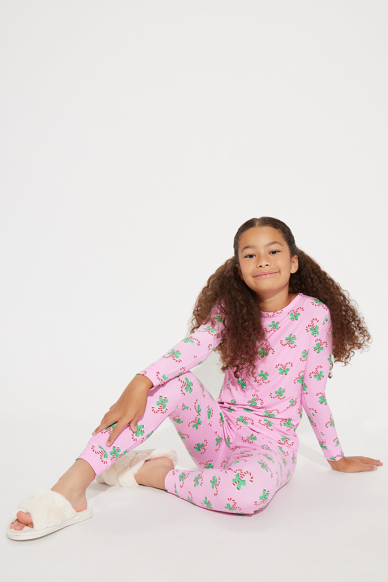 Mini Candy Cane Dreams Pant Set