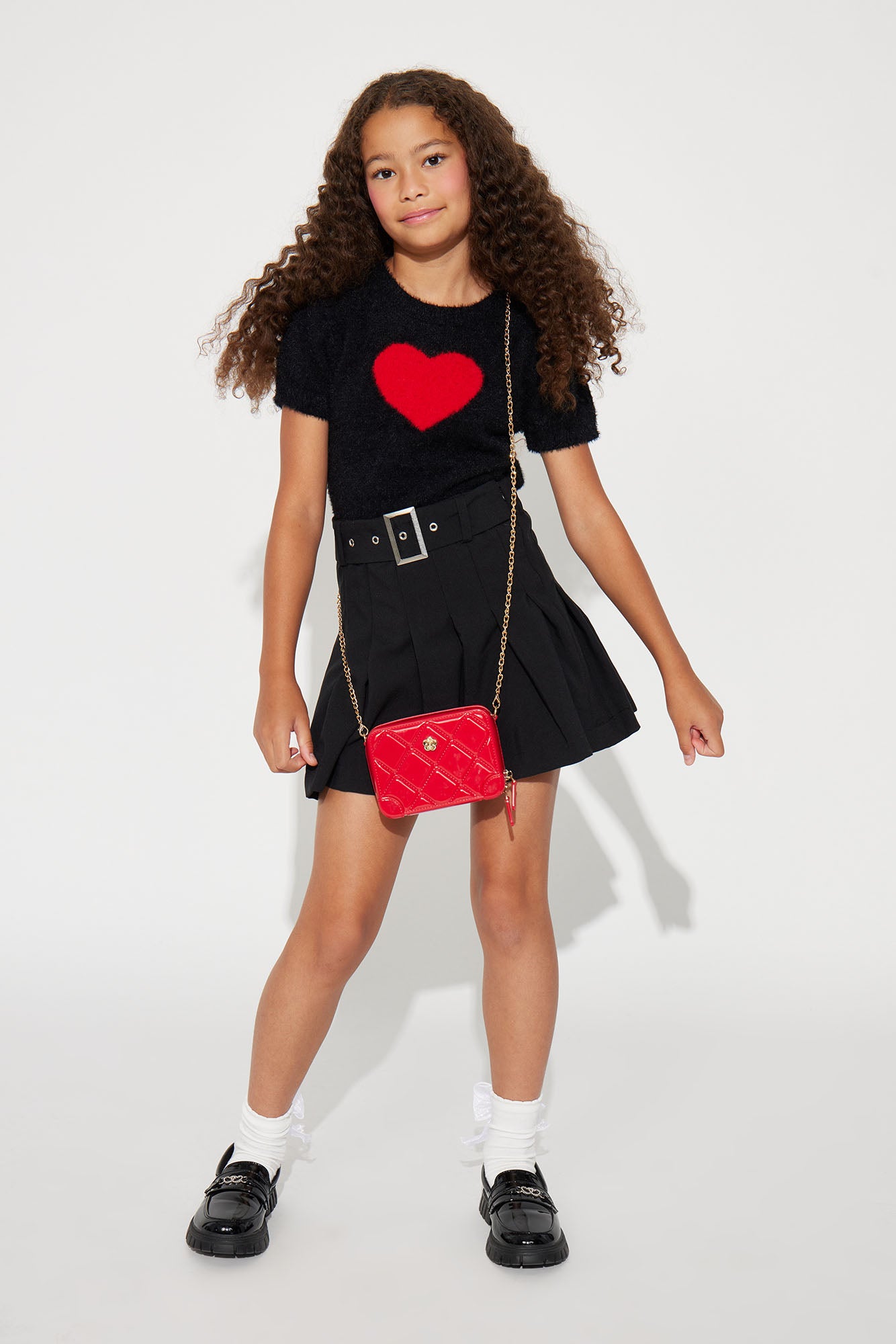 Mini Amelia Pleated Skirt