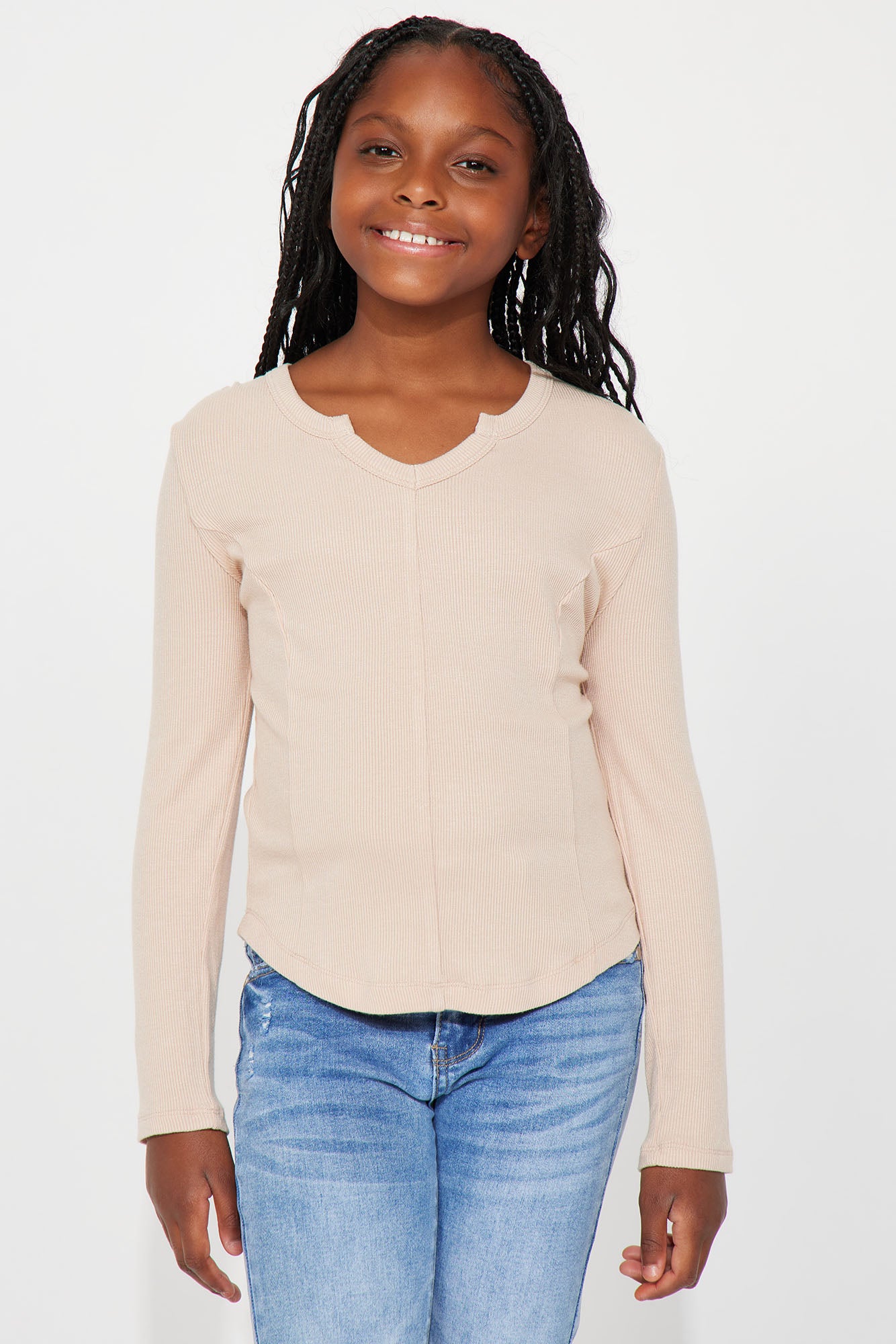 Mini Here To Stay Ribbed Top