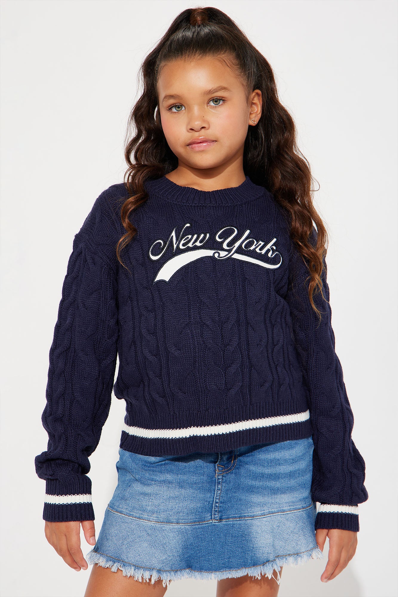 Mini New York Pullover Sweater