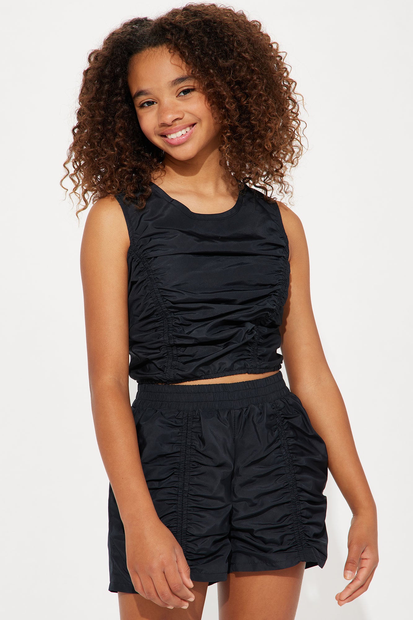 Mini Karlie Windbreaker Short Set