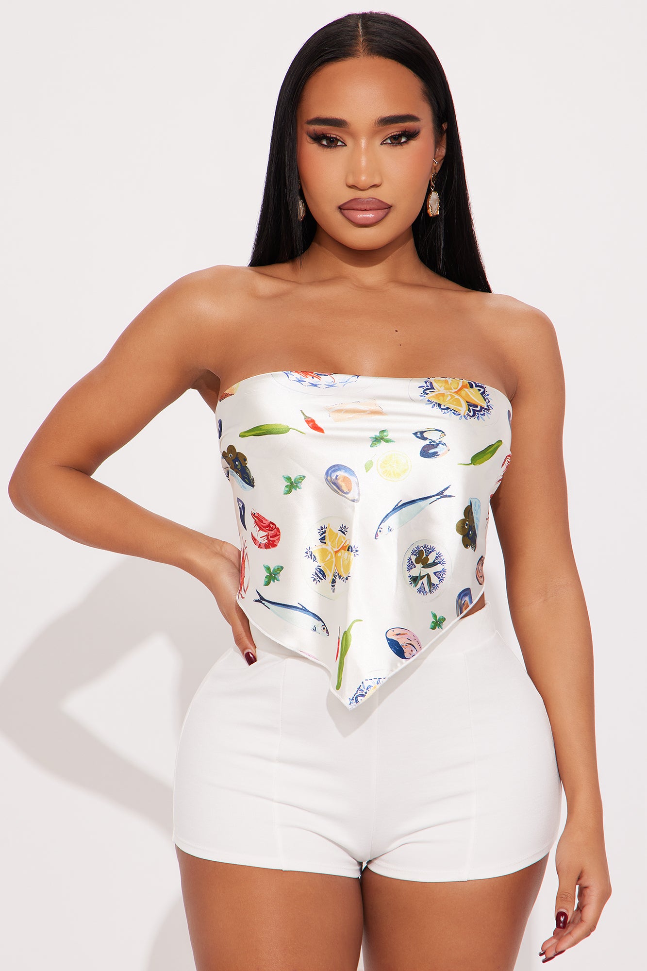 Lea Lobster Handkerchief Top