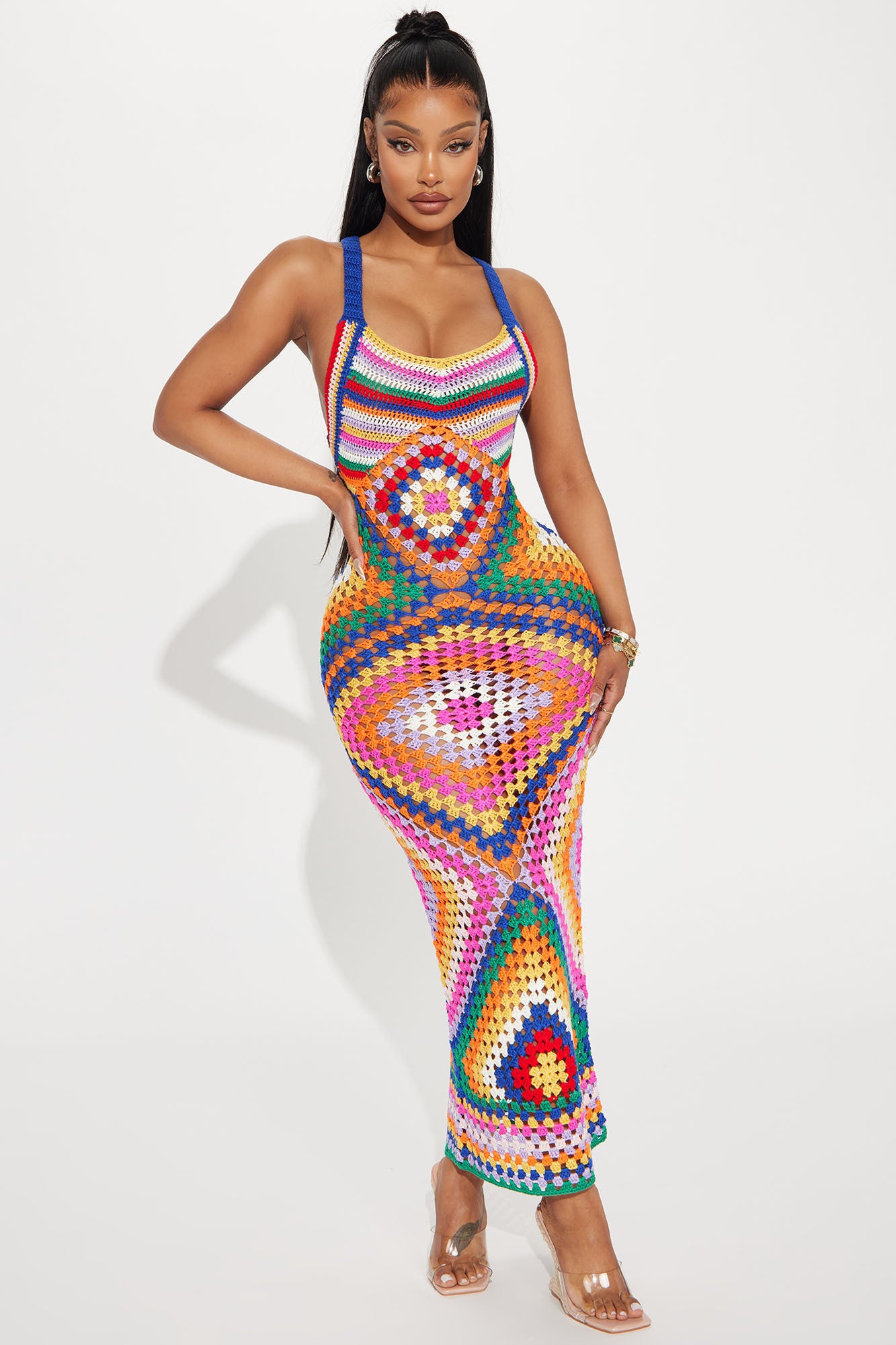 Cabo Vacay Crochet Maxi Dress