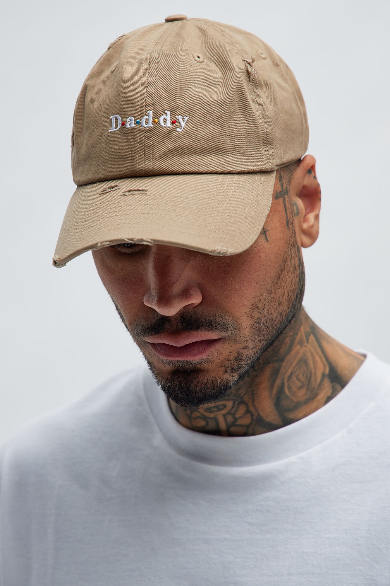 Call Me Daddy Distressed Dad Hat