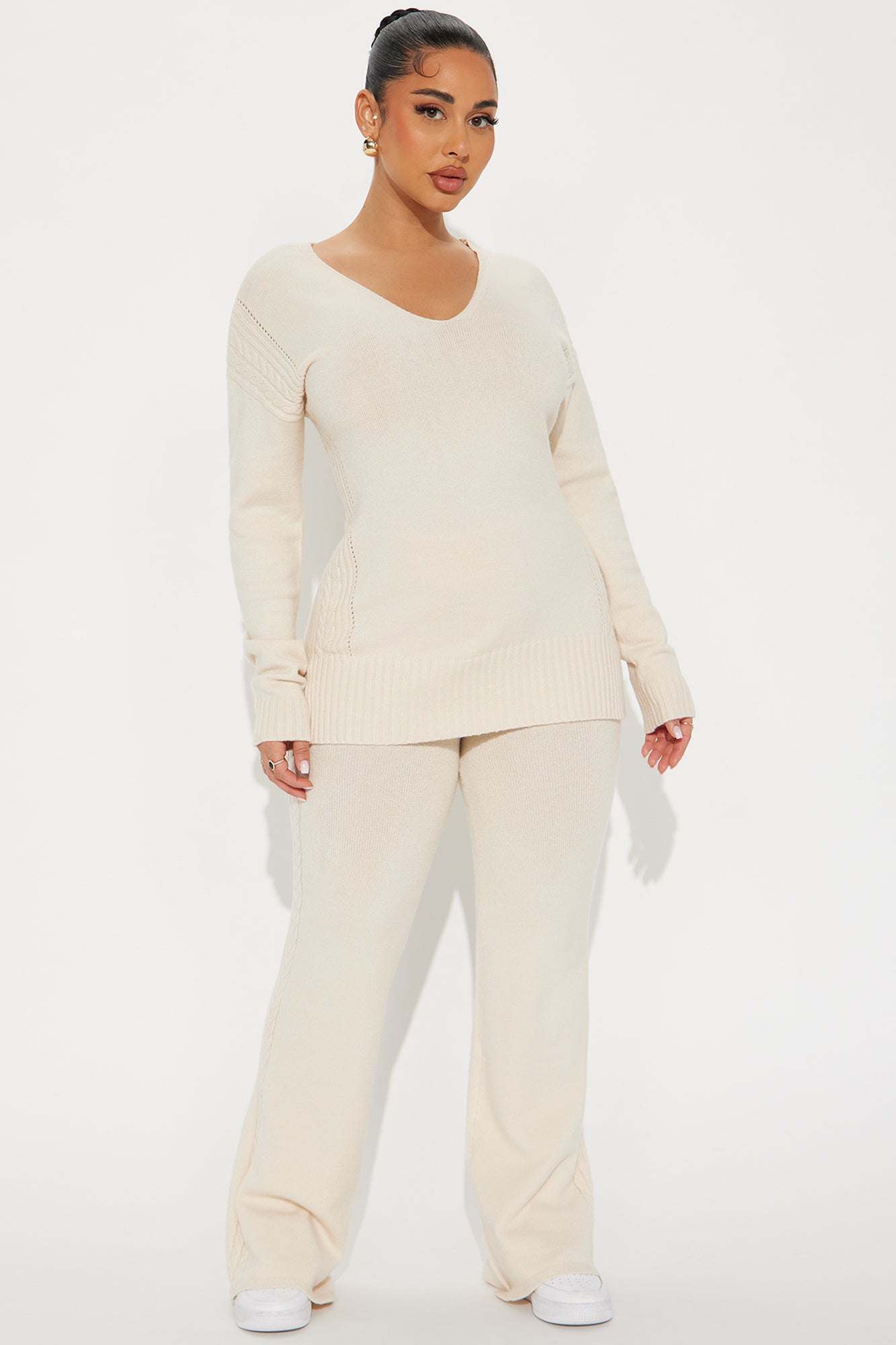 Noelle Sweater Flare Leg Pant Set