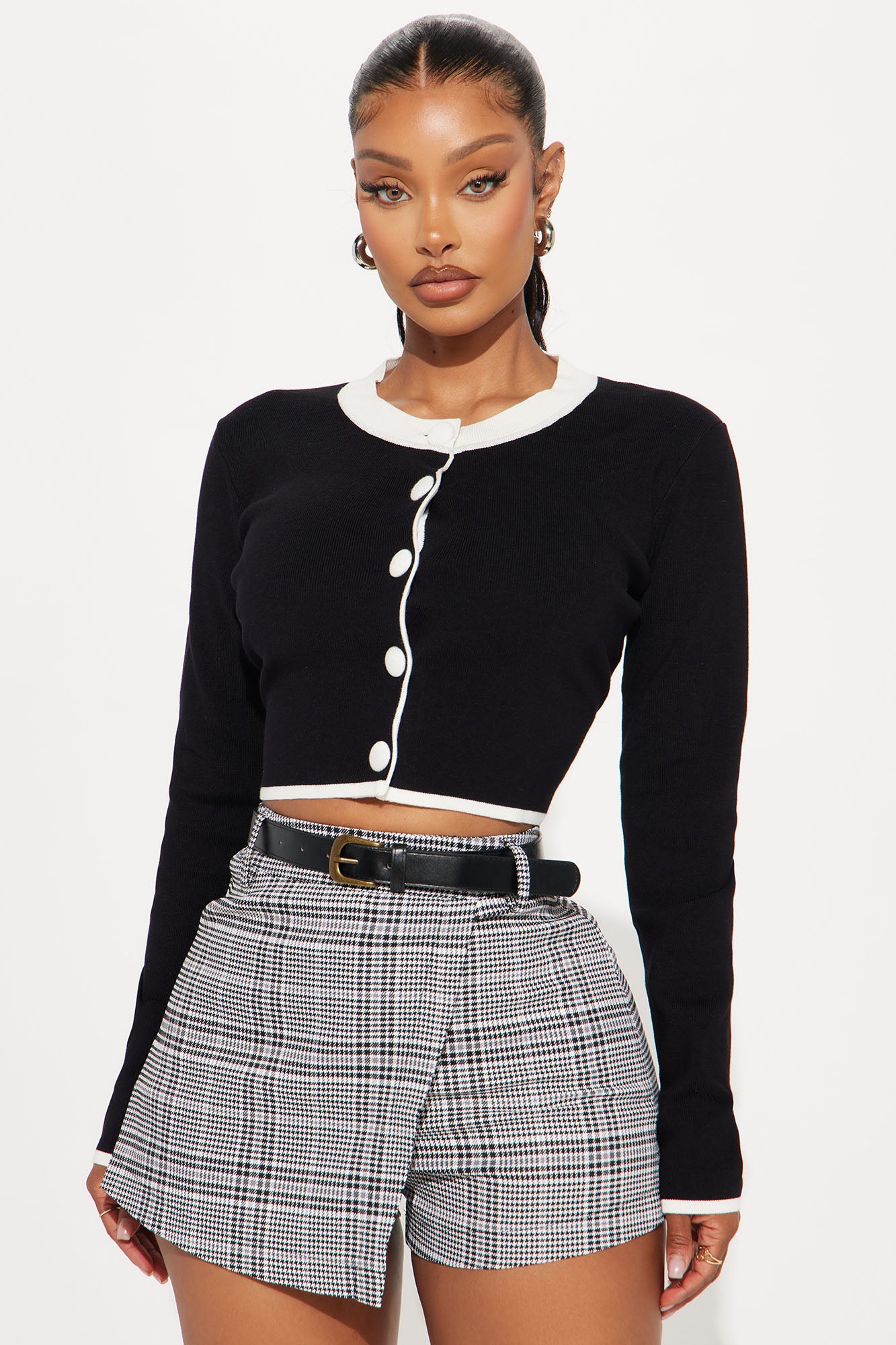 Brunch Plans Cropped Cardigan Sweater