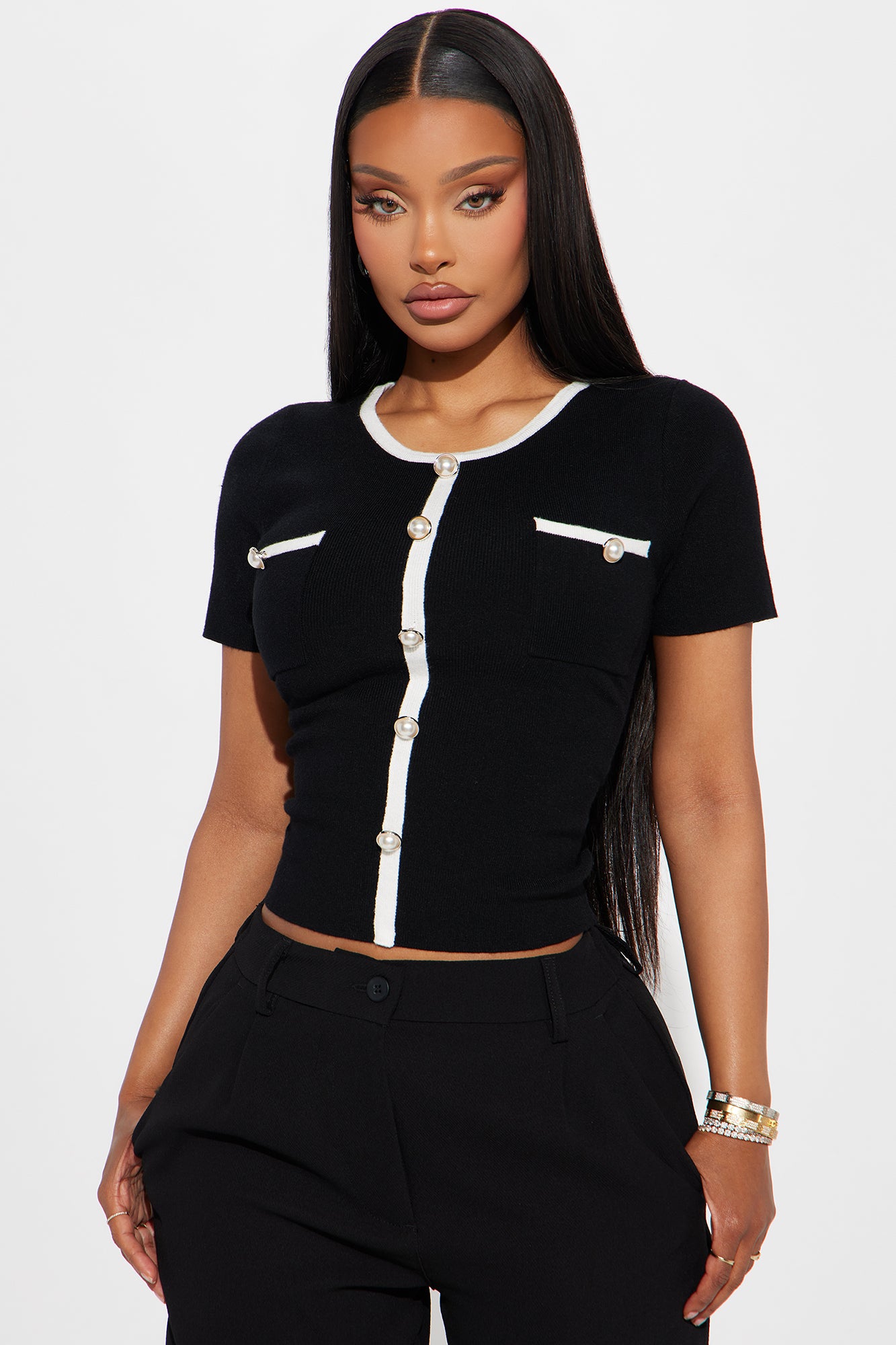 Sofia Short Sleeve Sweater Top