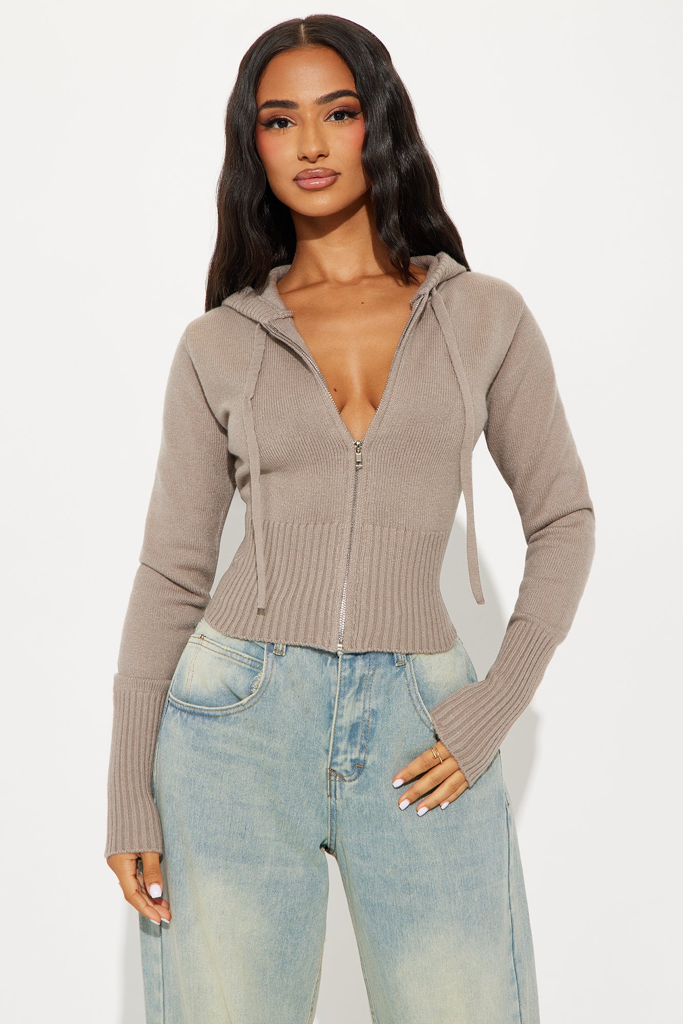Lana Zip Up Sweater