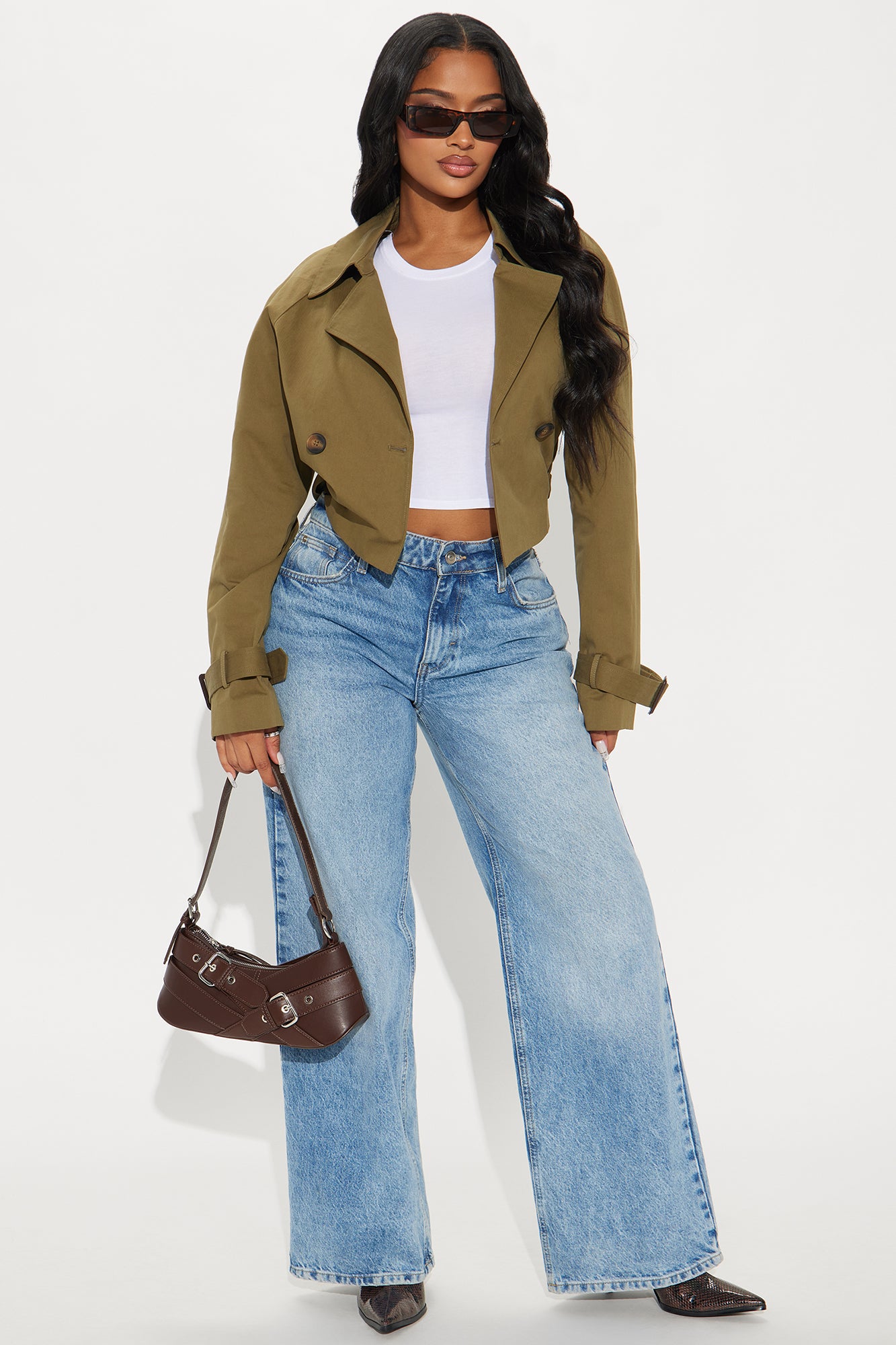 Charlie Belted Cropped Trench