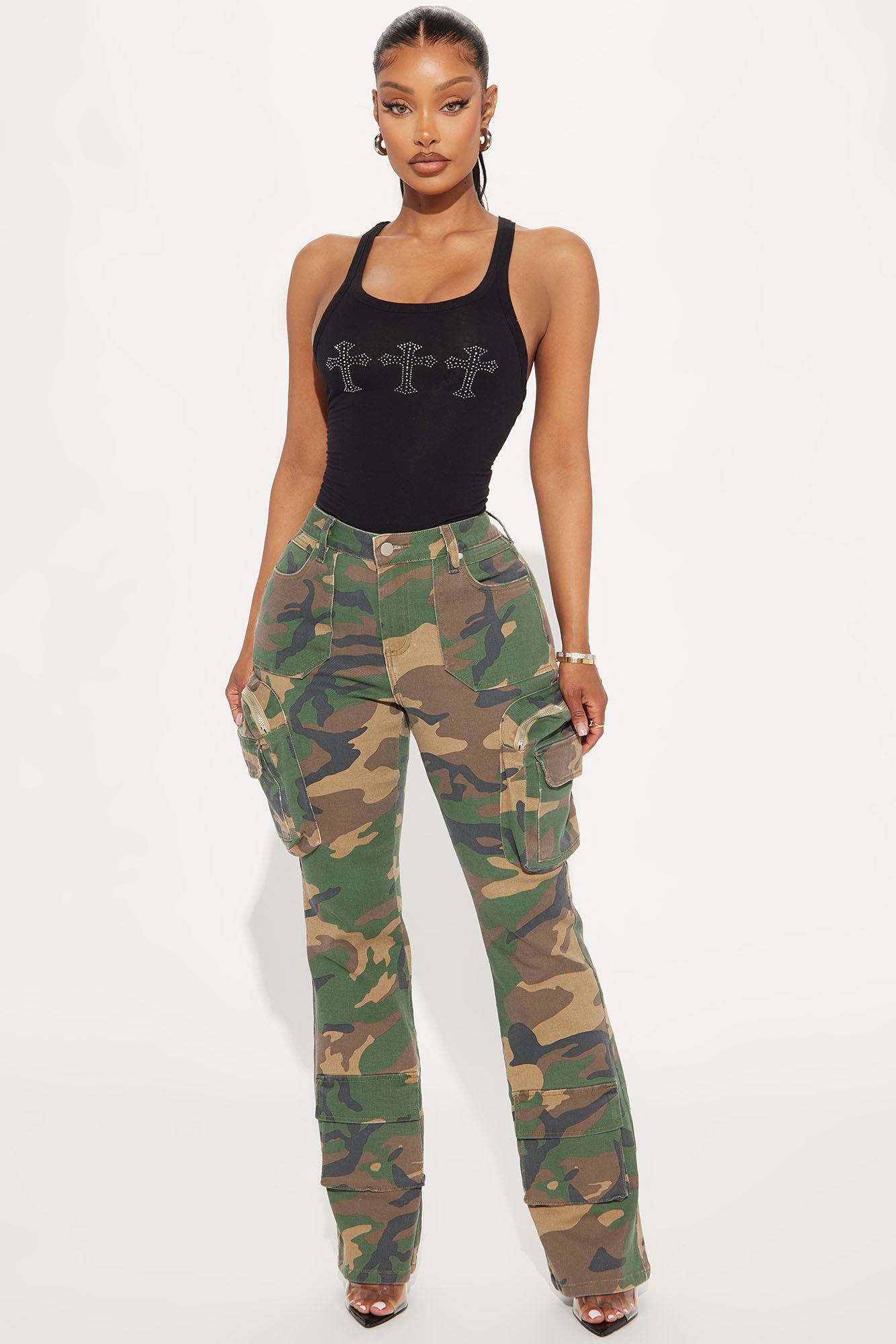 Staying True Bootcut Camo Pant