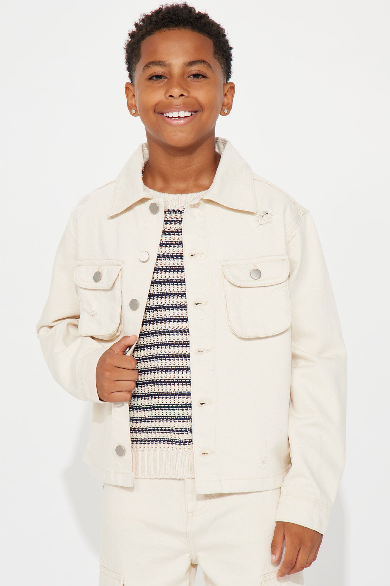 Mini Benson Distressed Work Jacket