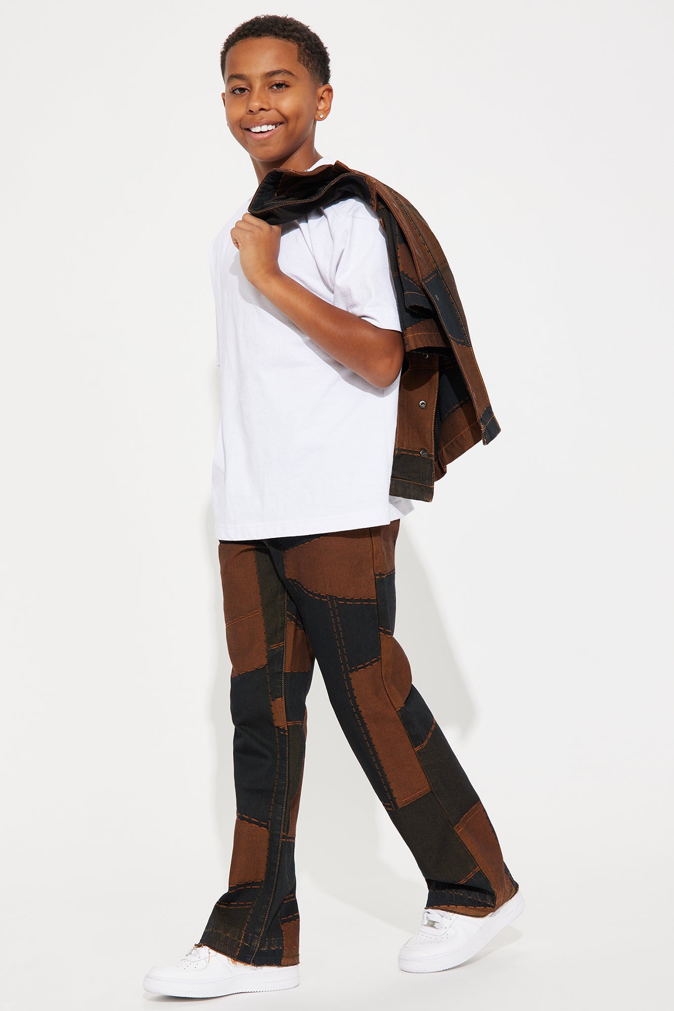Mini Verdugo Stacked Slim Flare Jeans