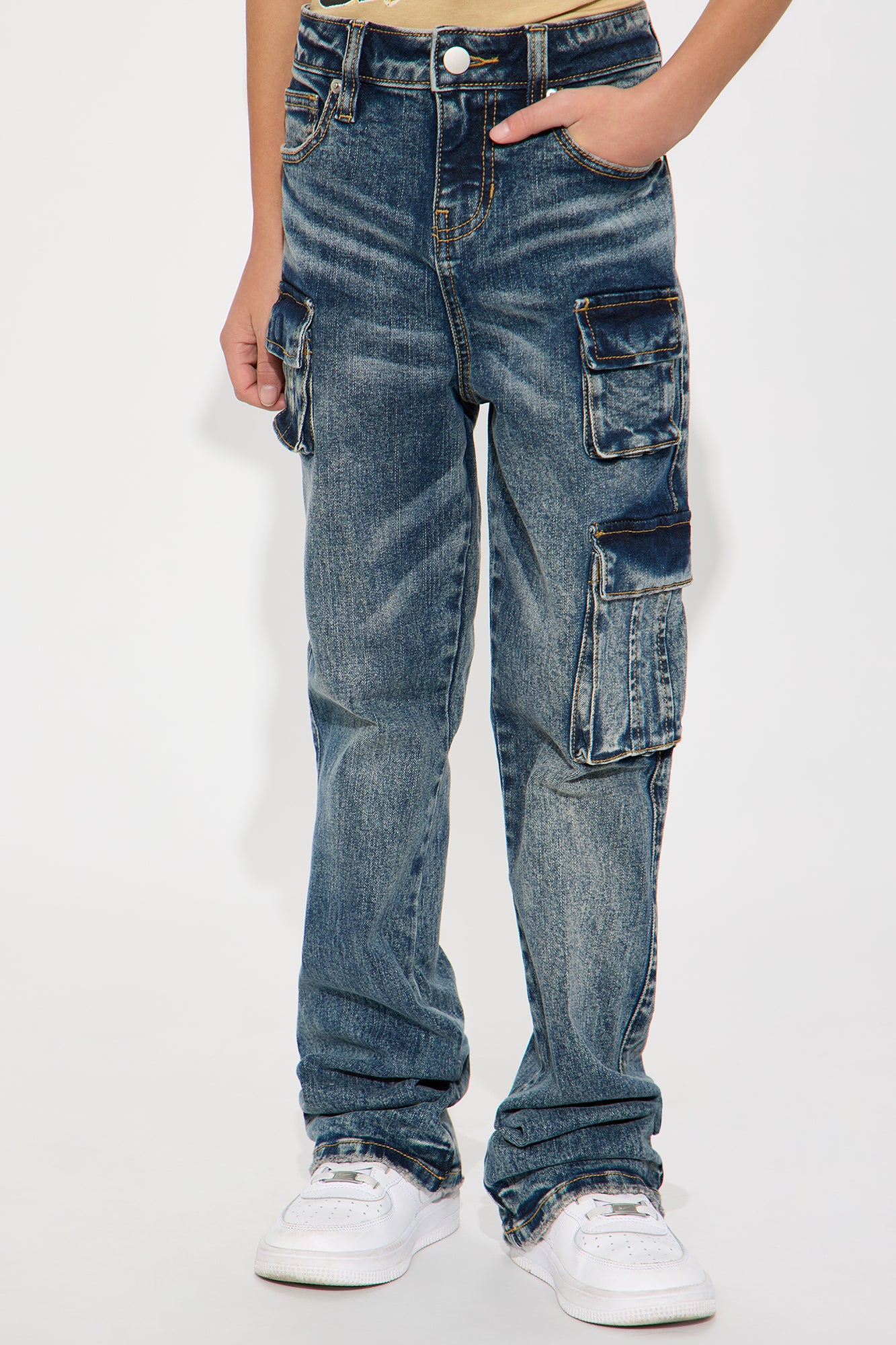 Mini Mikey Slim Stacked Flare Jeans