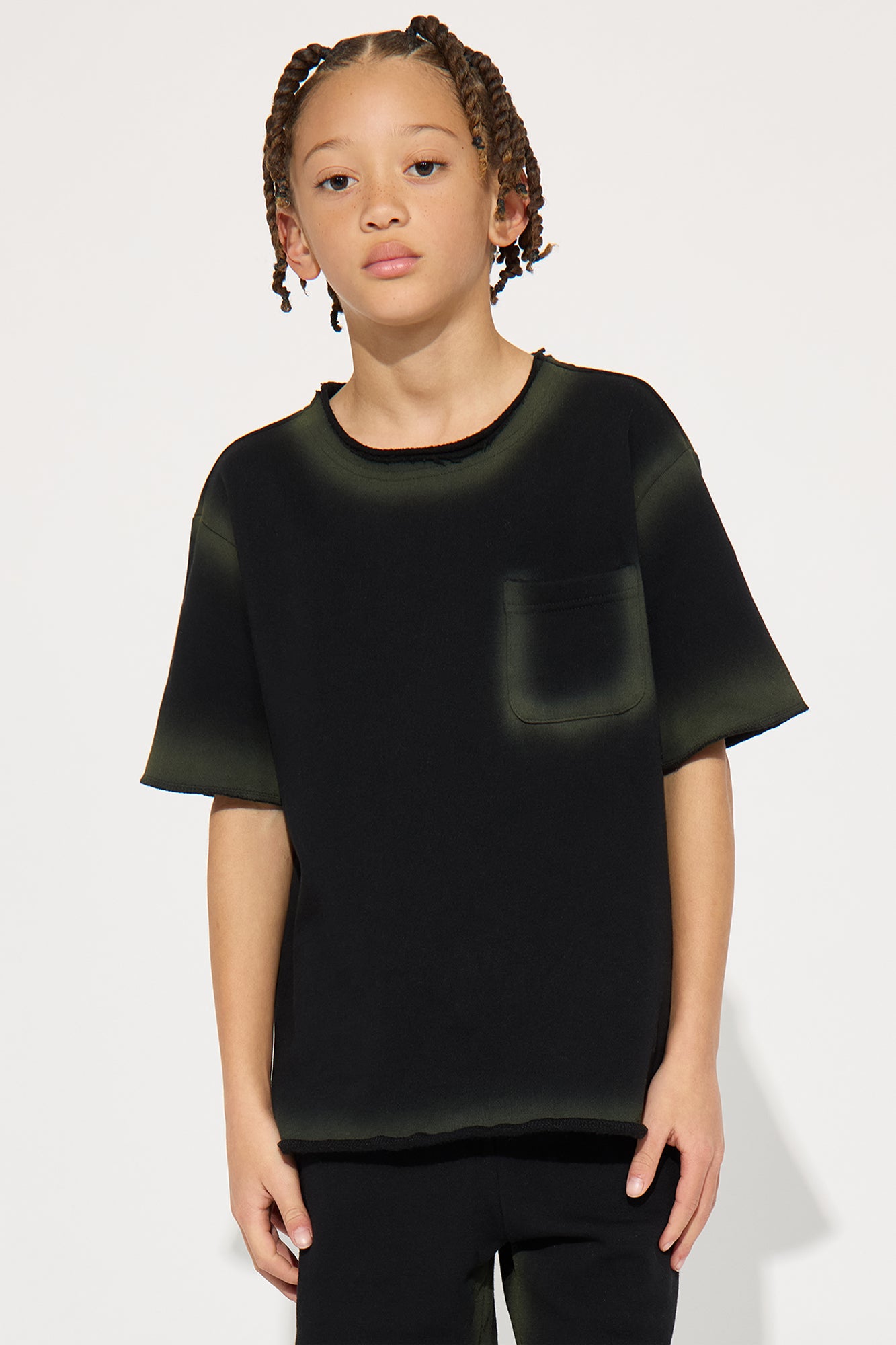 Mini Tyson Blurred Lines Relaxed Fleece Tee