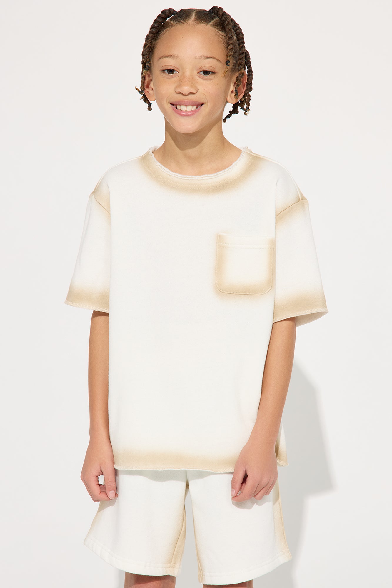 Mini Tyson Blurred Lines Relaxed Fleece Tee