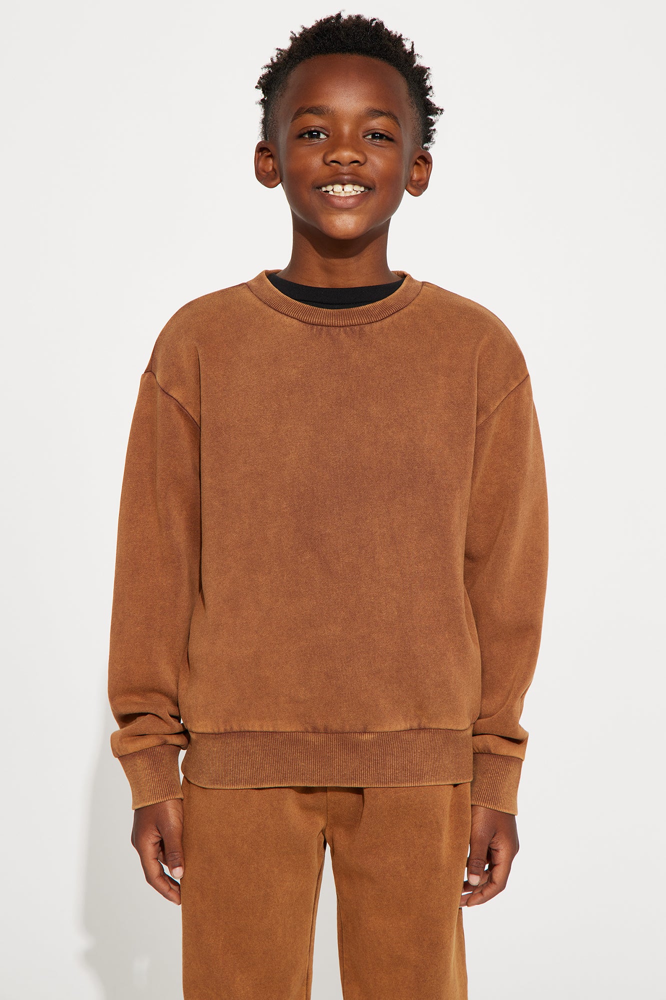 Mini Tyson Heavy Wash Crewneck Sweatshirt