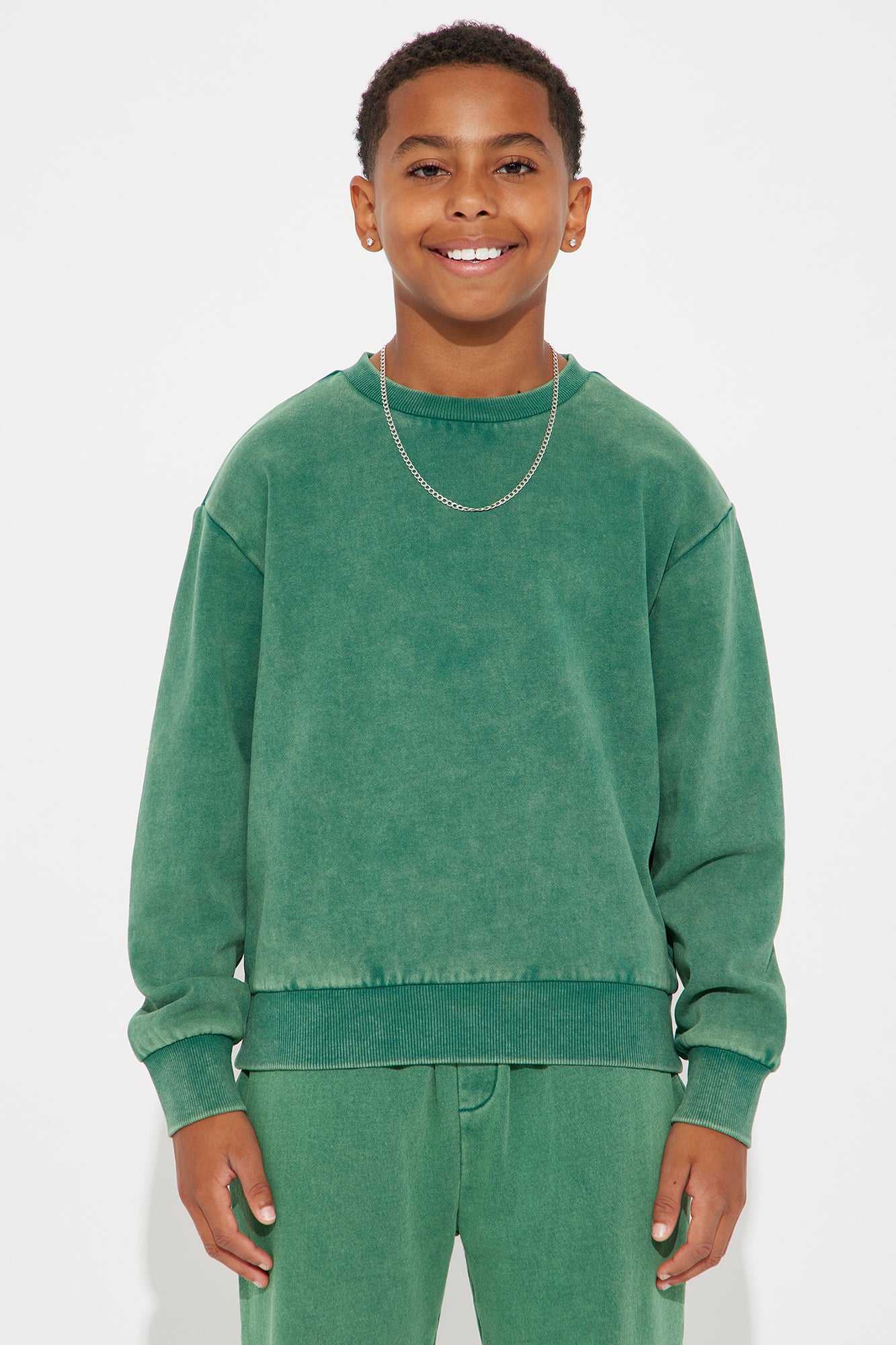 Mini Tyson Heavy Wash Crewneck Sweatshirt