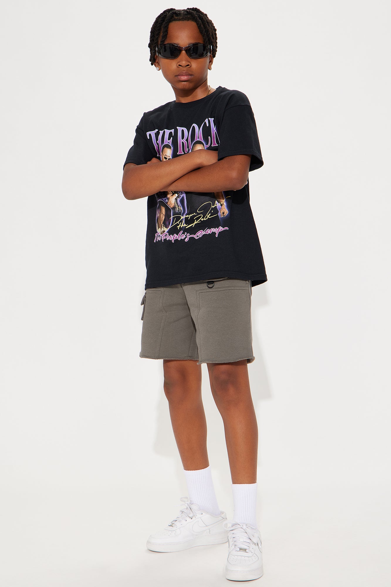 Mini Tyson Keep It Going Carpenter Sweat Shorts
