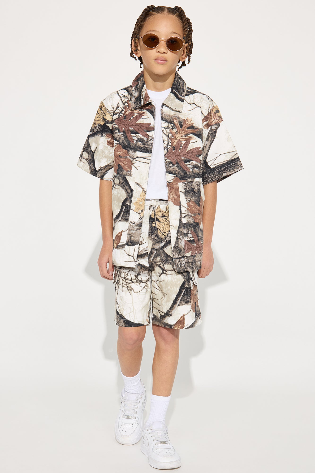 Mini Camo Cargo Shorts