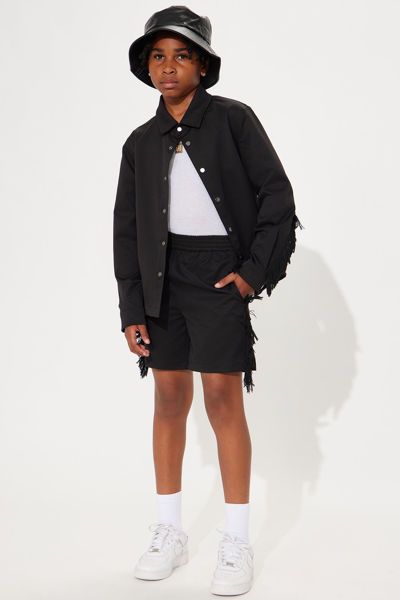Mini Nowhere Frayed Relaxed Shorts