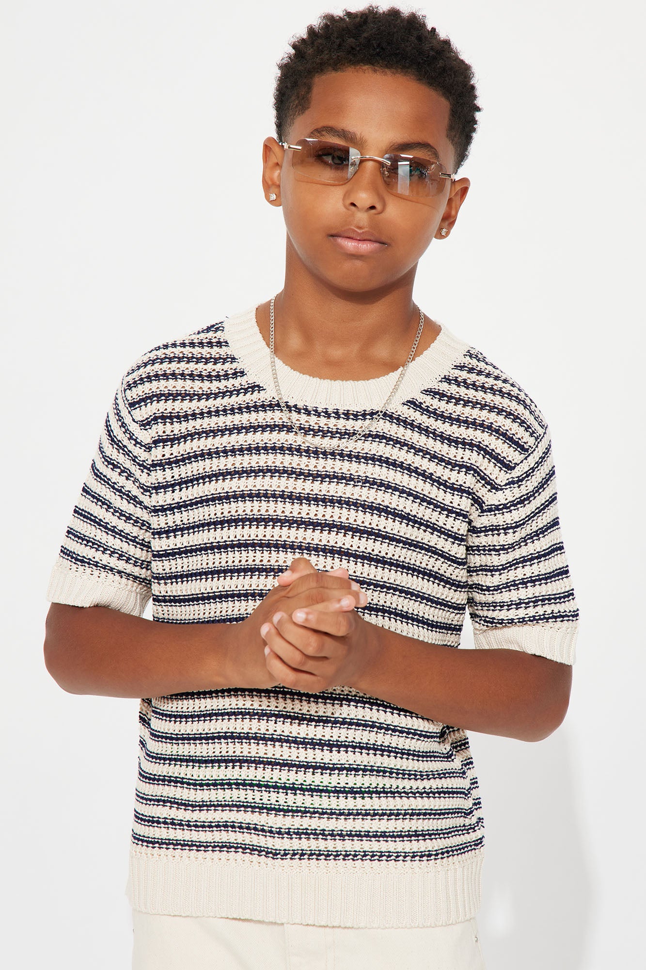Mini Westville Knitted Stripe Sweater