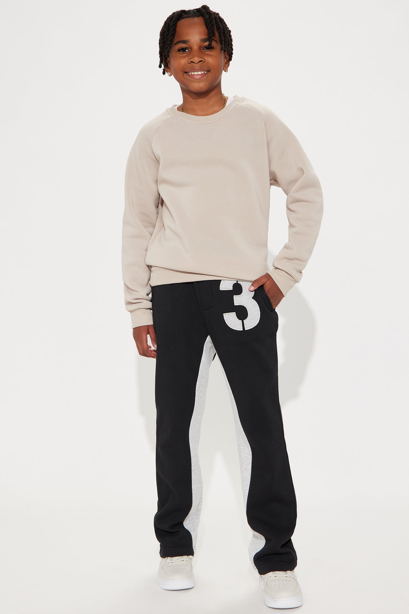 Mini Tyson Number 3 Skinny Flare Sweatpants