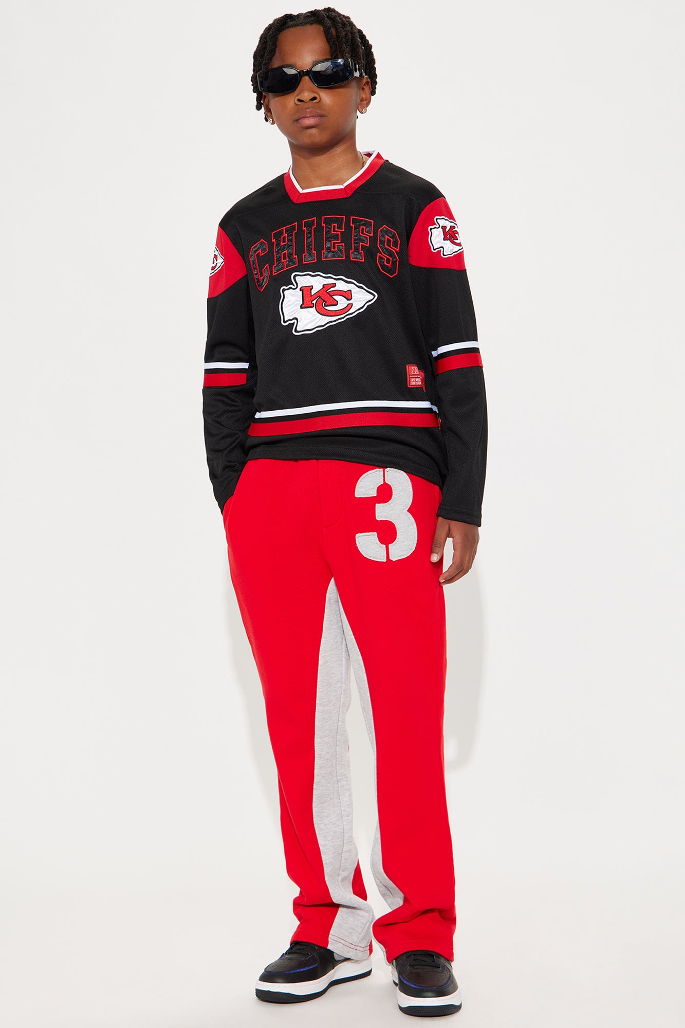 Mini Tyson Number 3 Skinny Flare Sweatpants