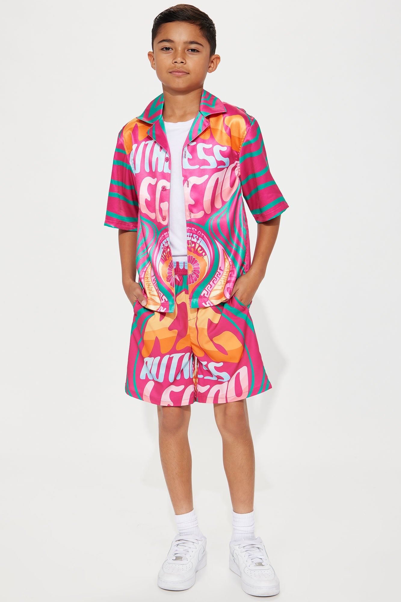 Mini Eyes On Medusa Swim Trunks