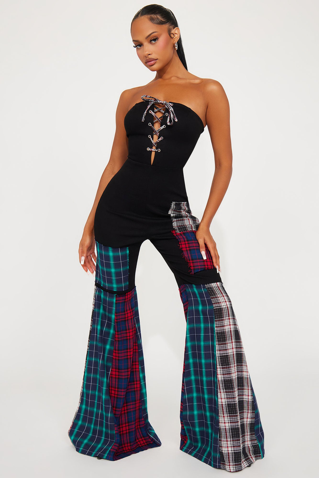 Ava Patchwork Jumpsuit