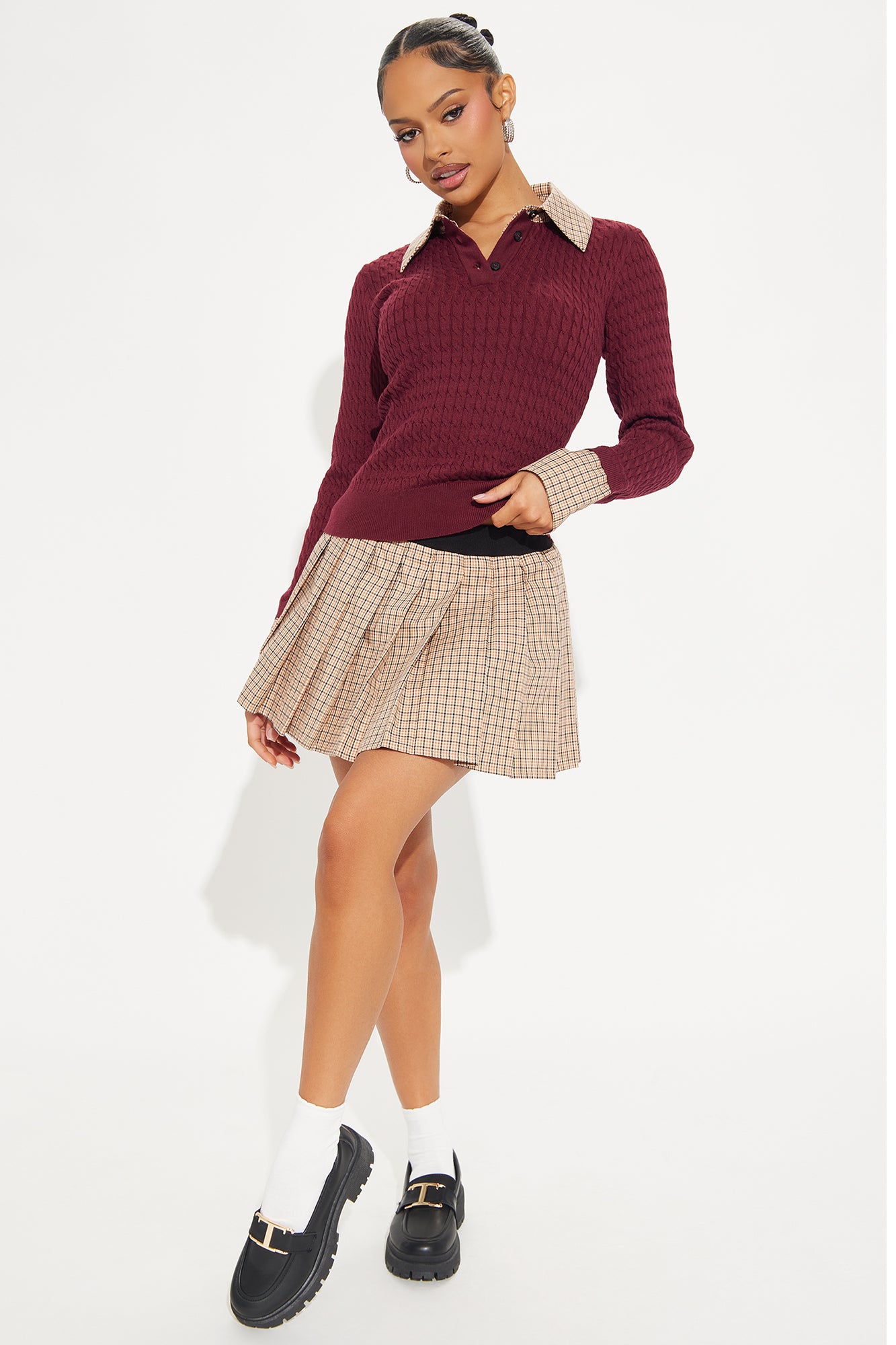 Prep School Skirt Set