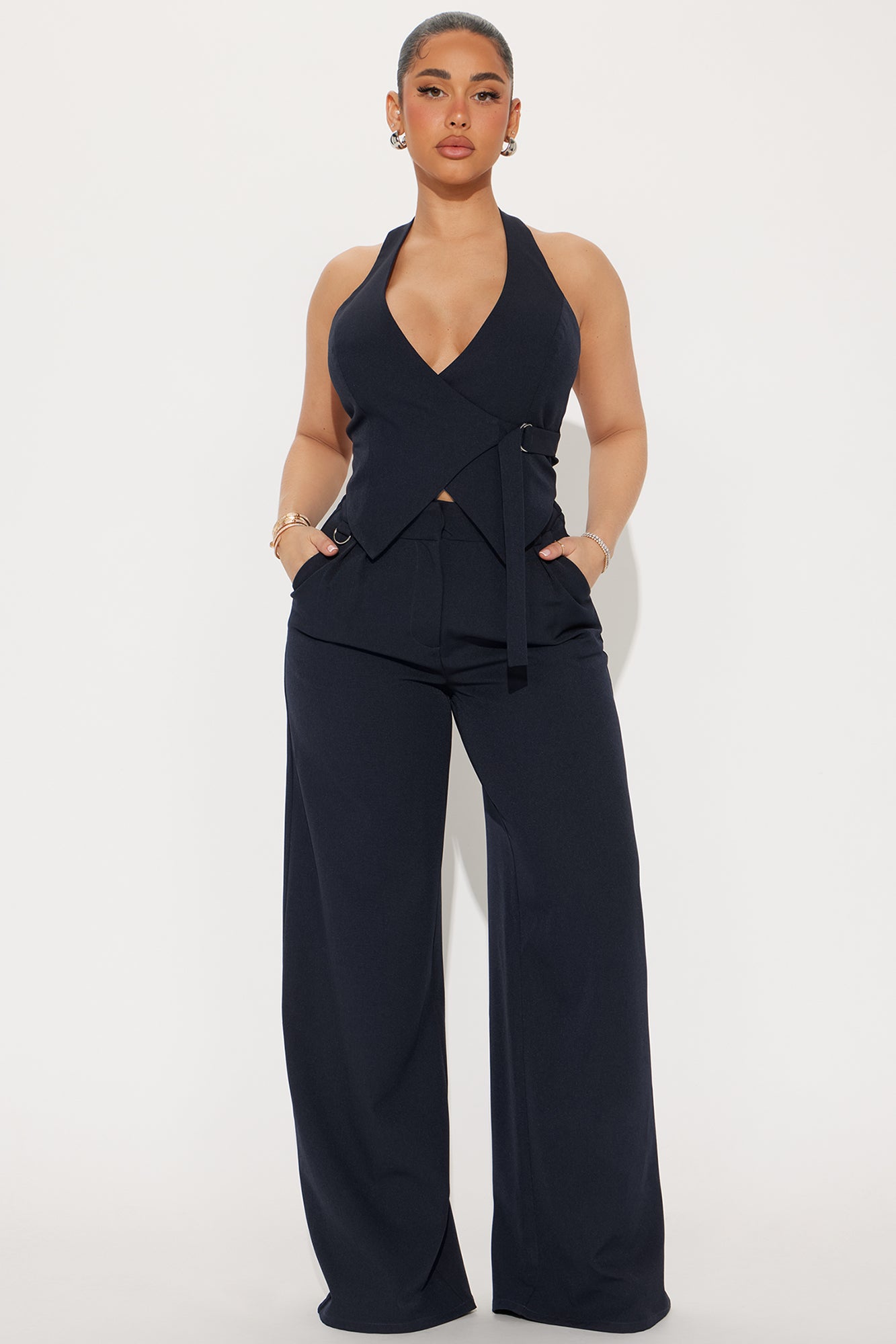 Raven Halter Pant Set