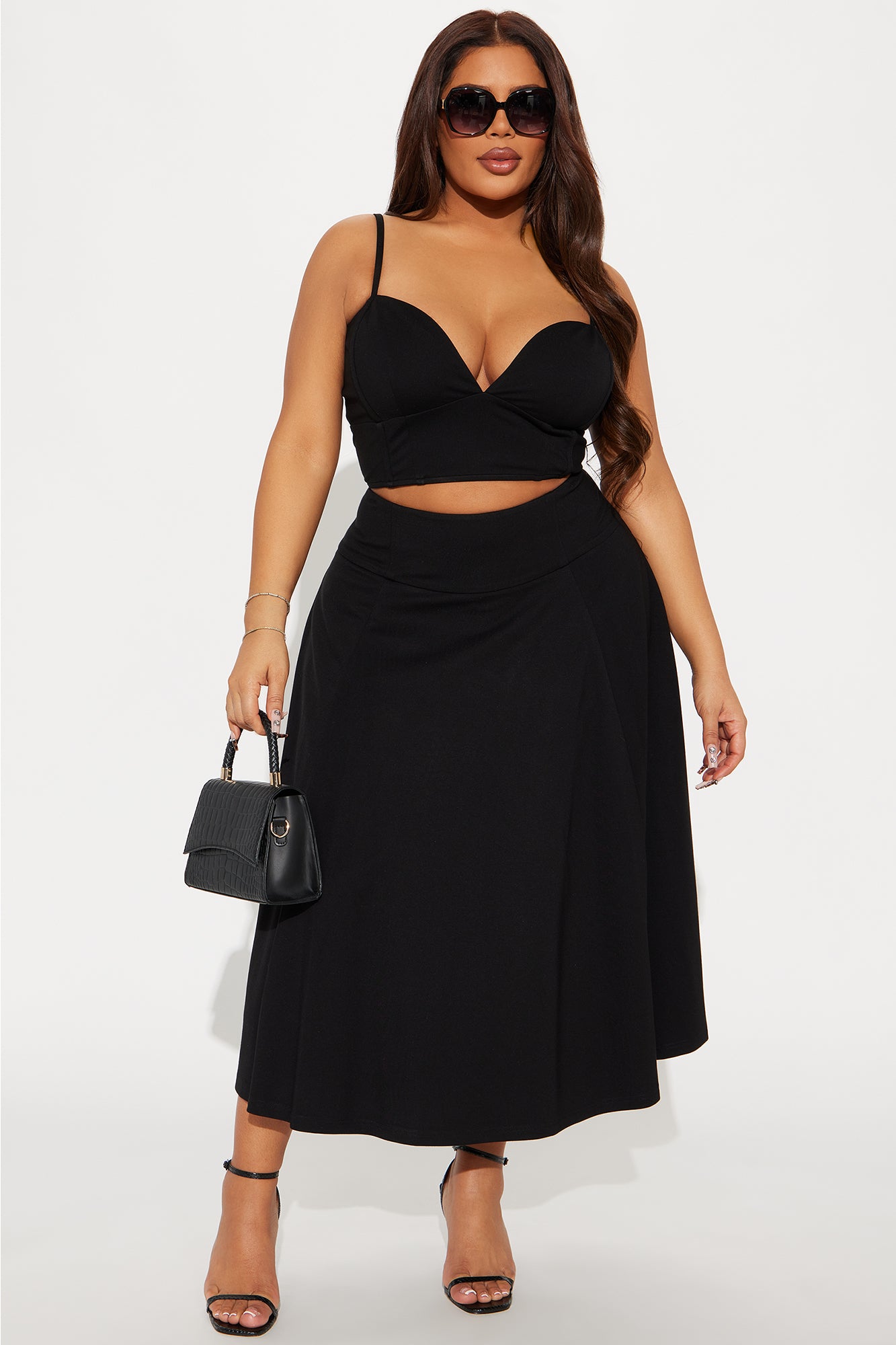 Bubbly Nights Midi Skirt Set