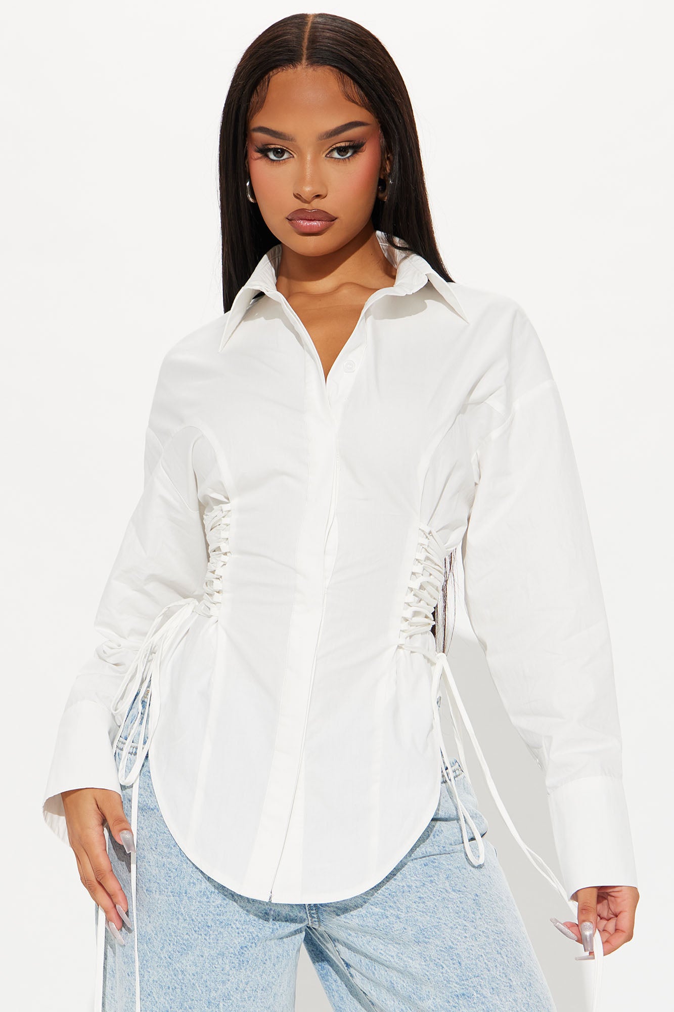 Too Cool Lace Up Shirt