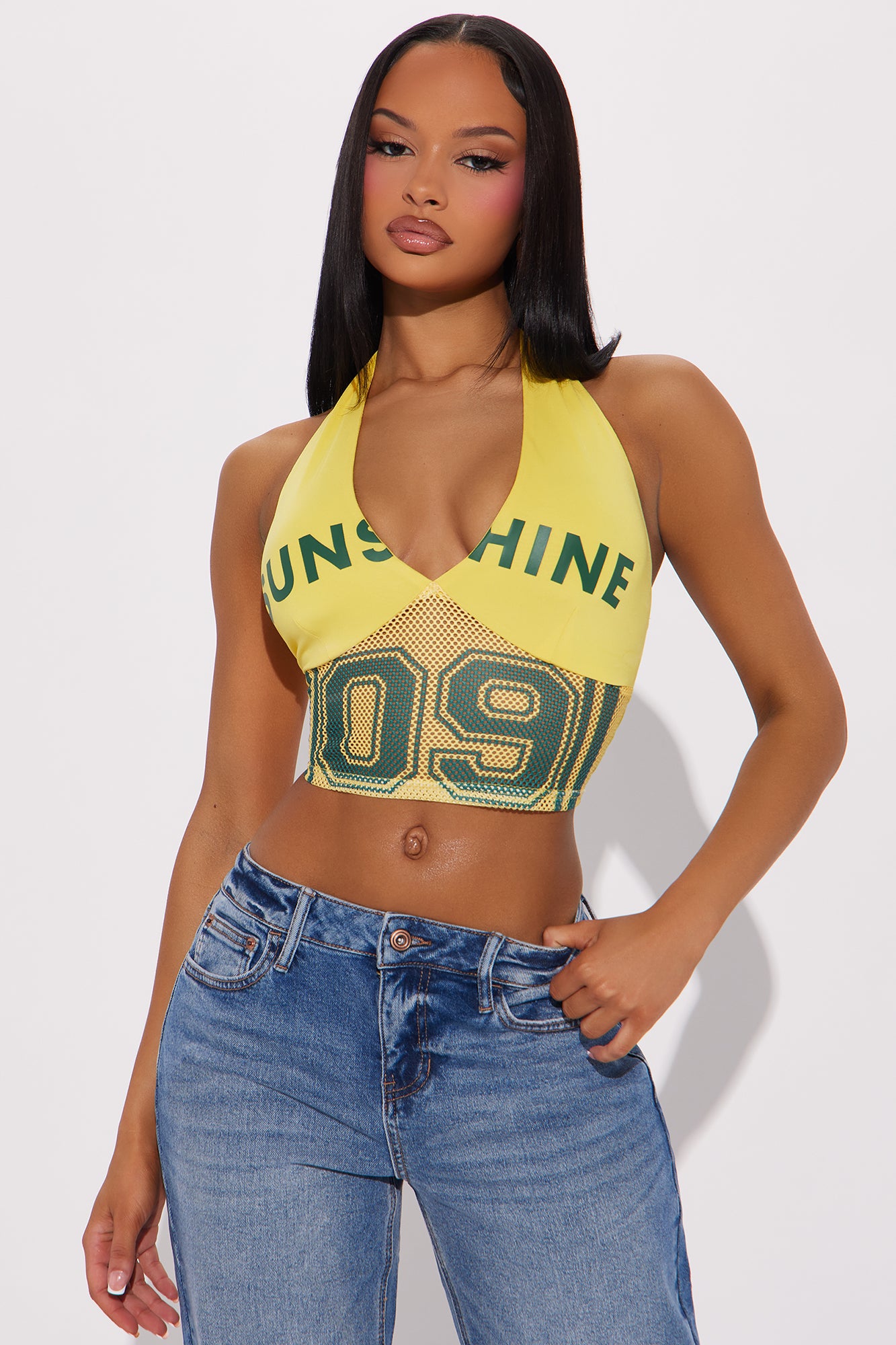 Sunshine Honey Halter Top