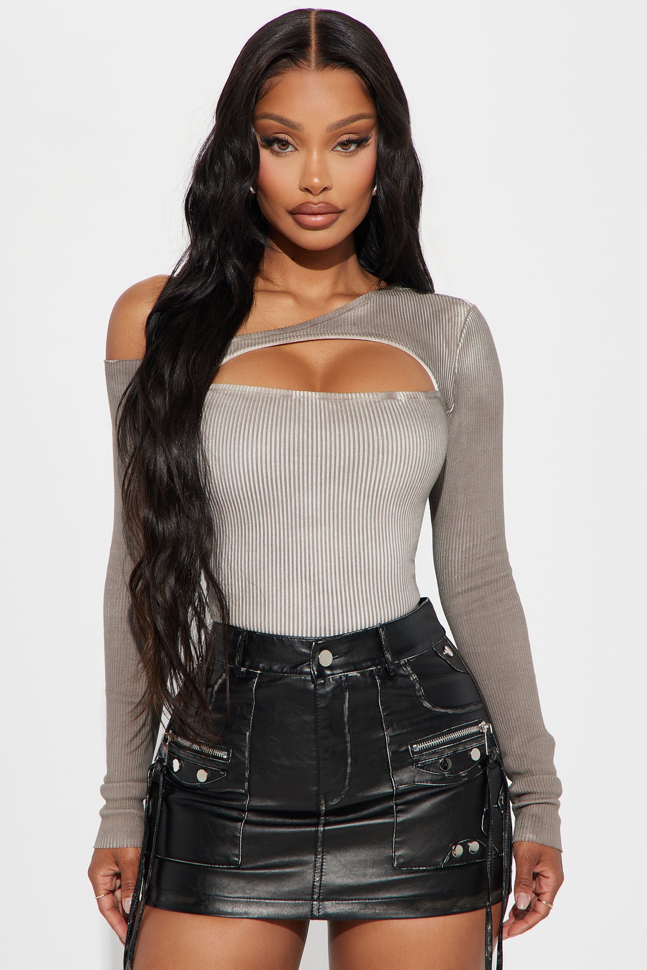 Don't Wait Up One Shoulder Top