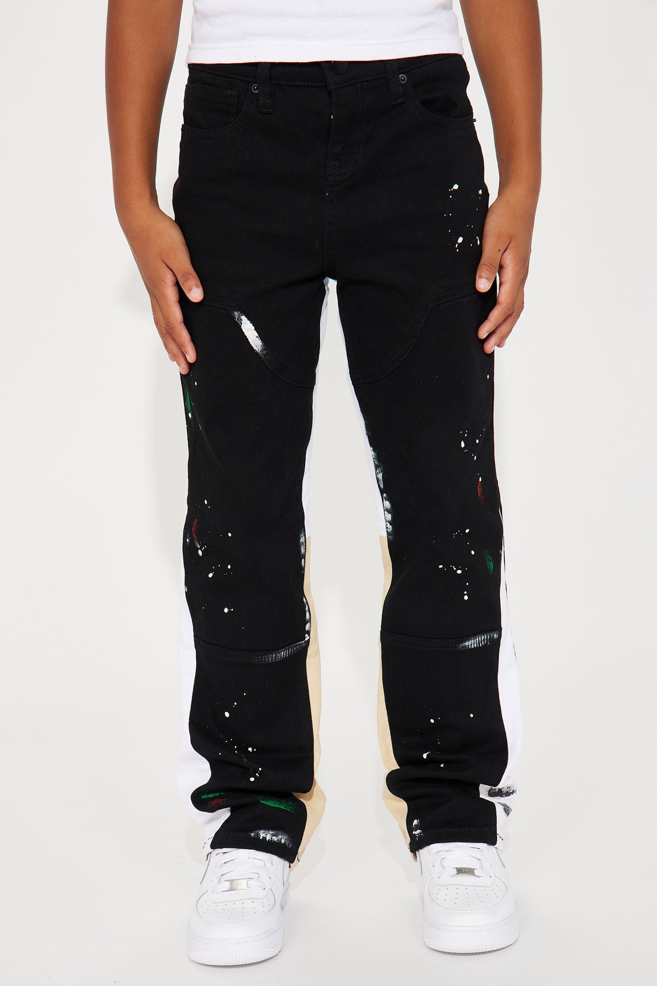 Mini Both Ways Slim Stacked Flared Pants