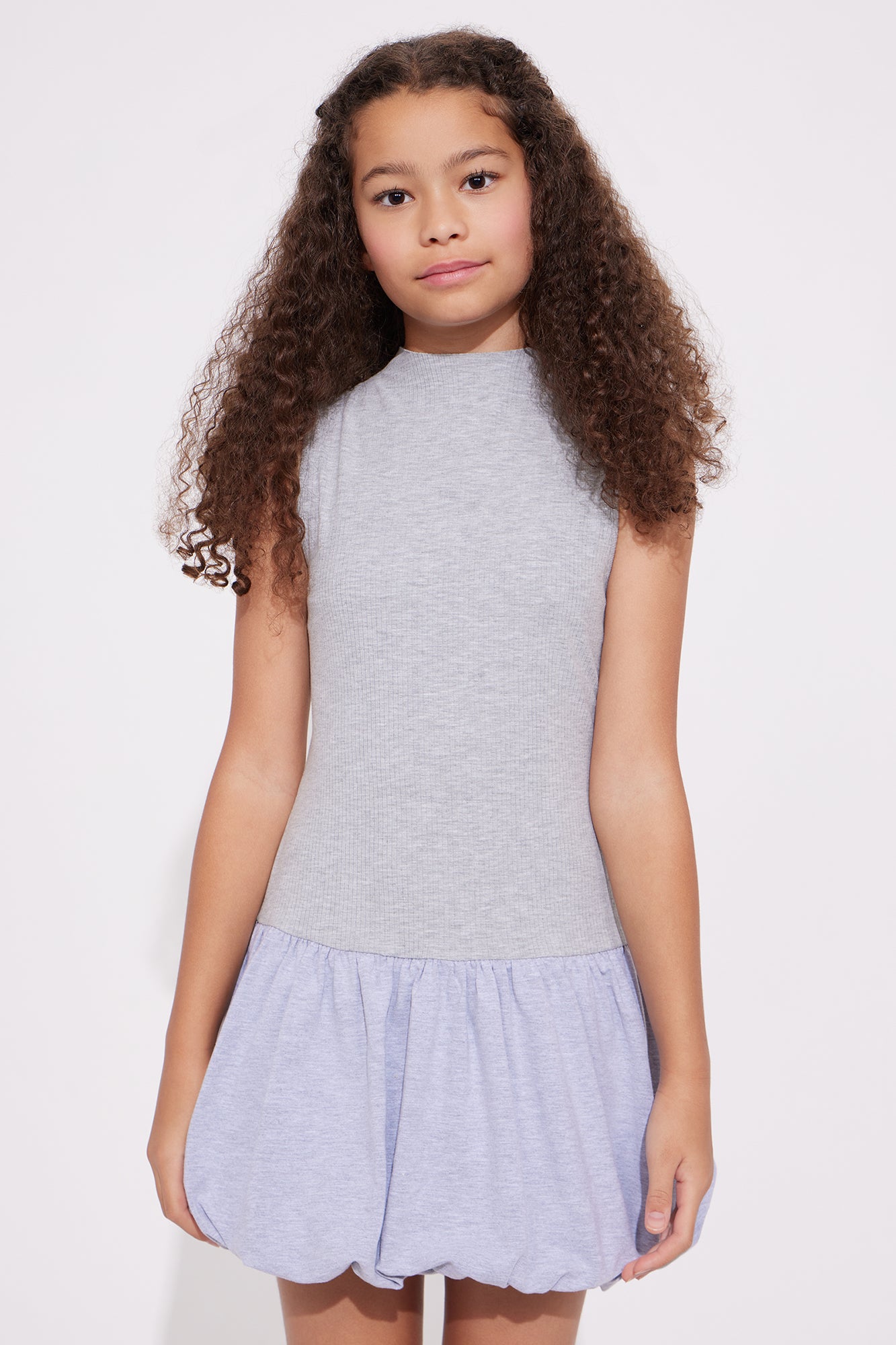 Mini Myana Ribbed Bubble Mini Dress