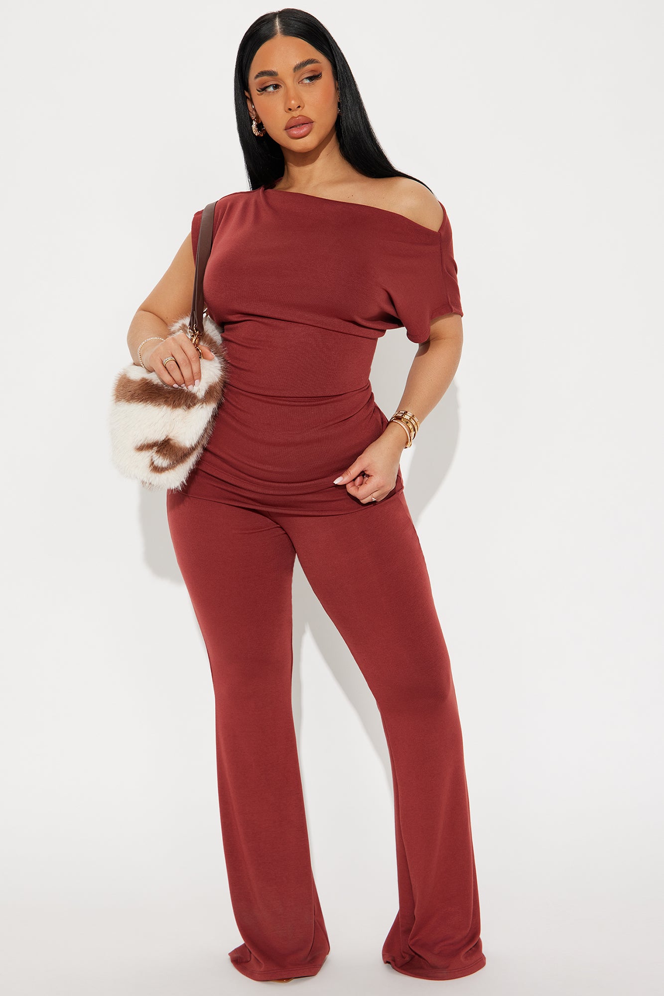 Sloane Off Shoulder Pant Set