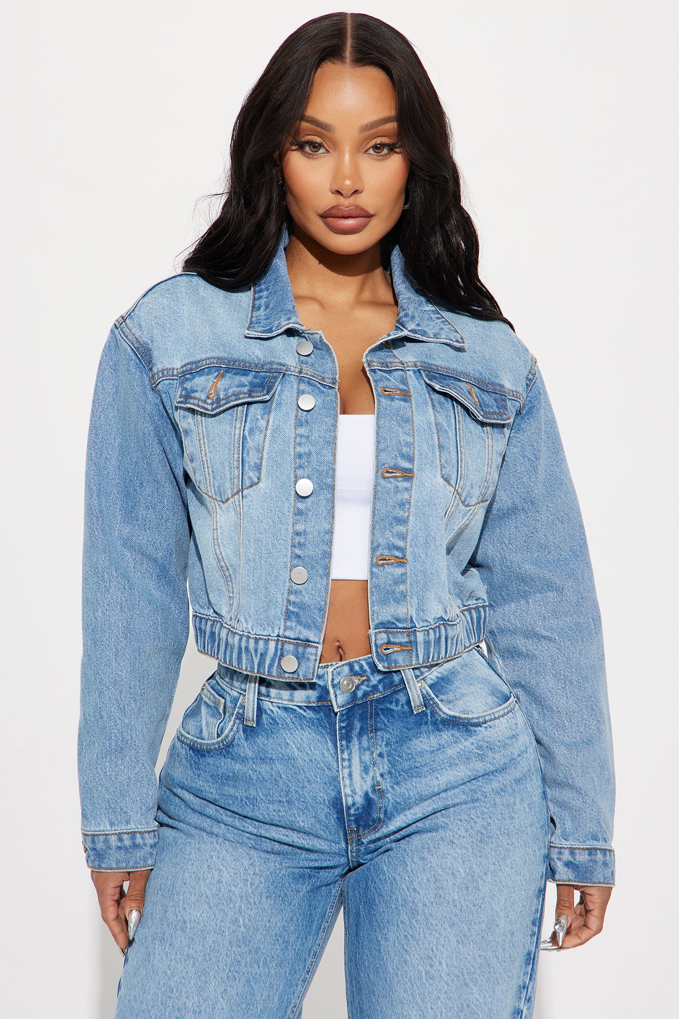 Out Of Time Denim Bomber Jacket
