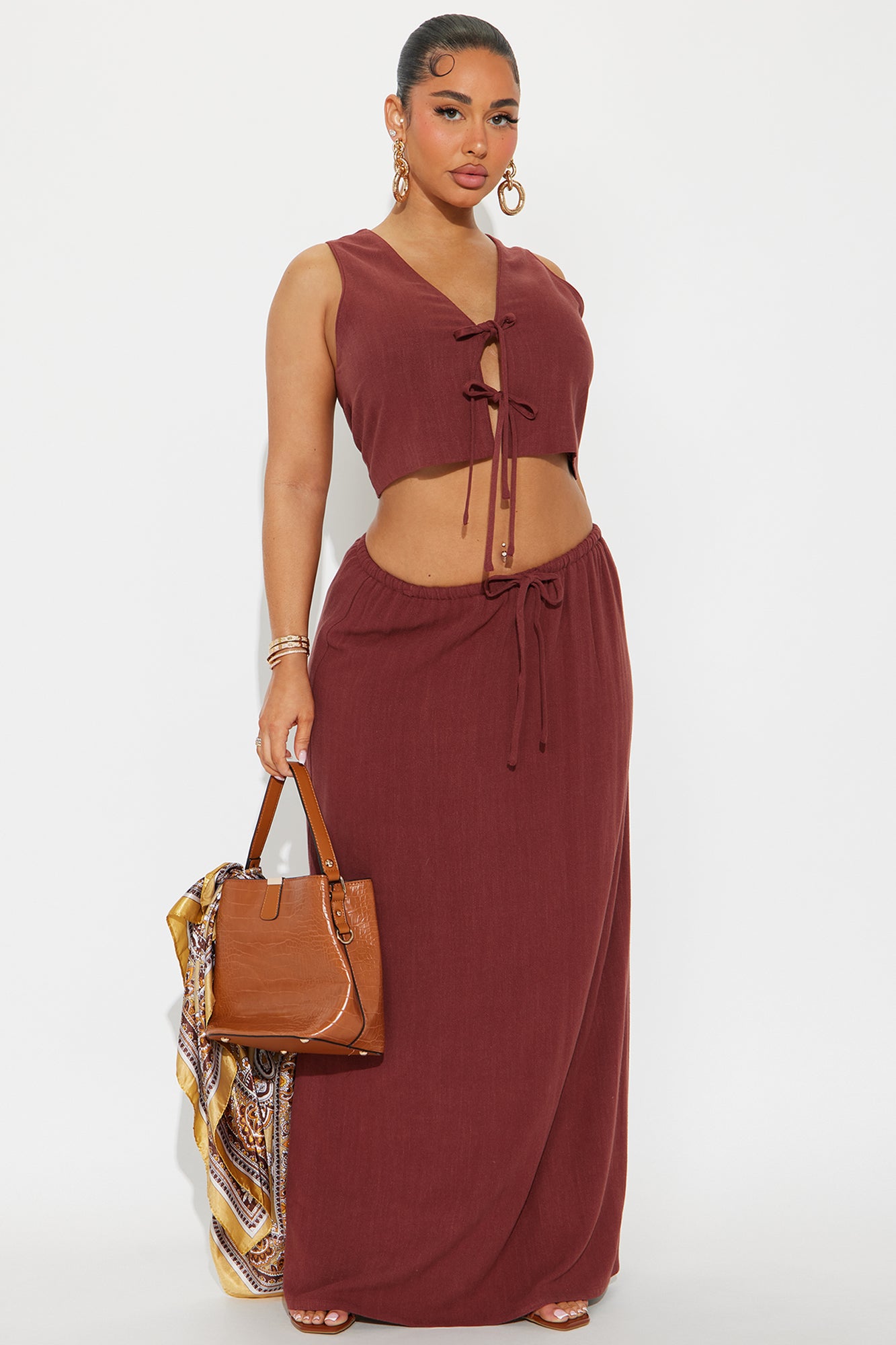 Lily Linen Skirt Set