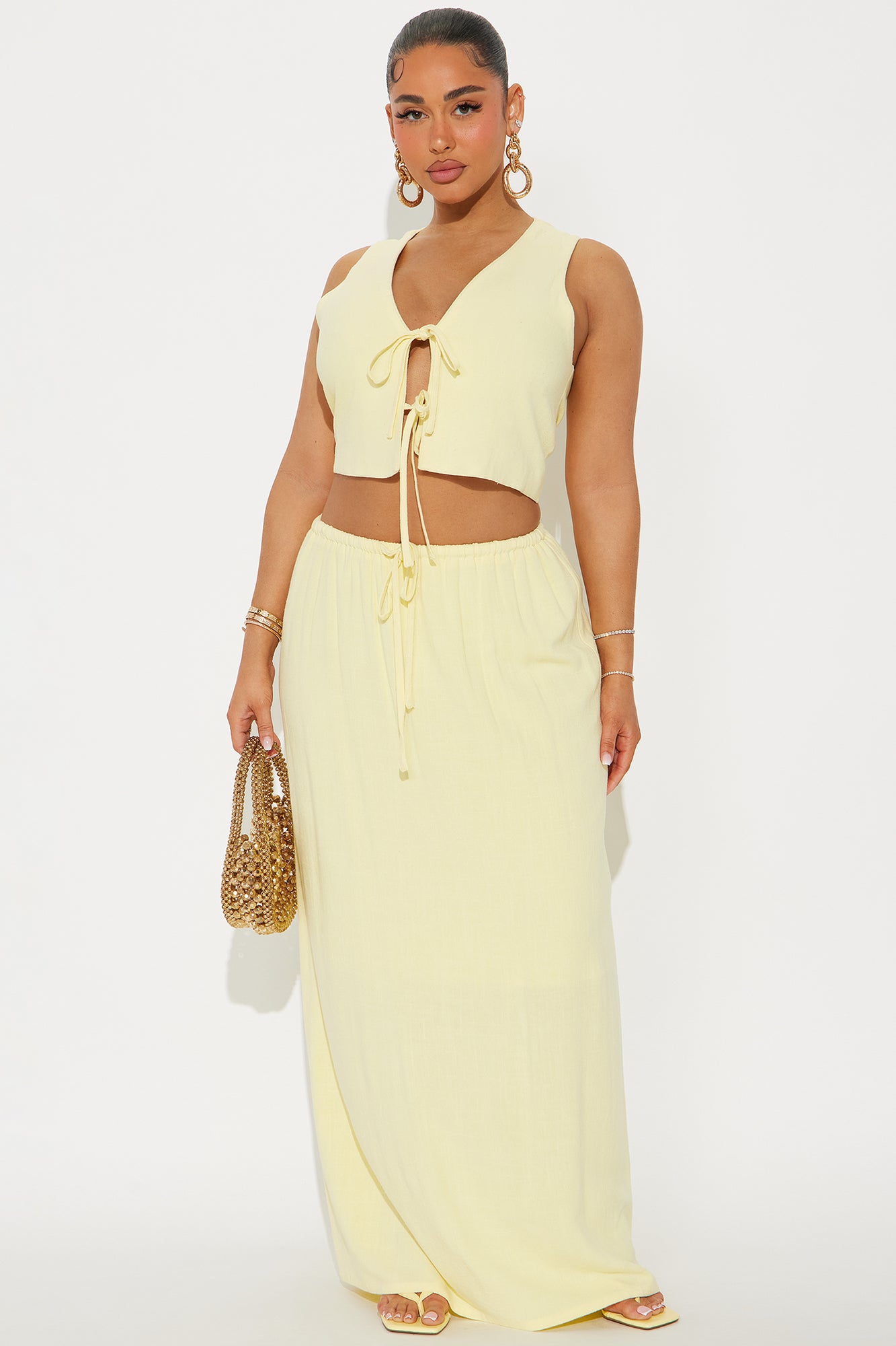 Lily Linen Skirt Set