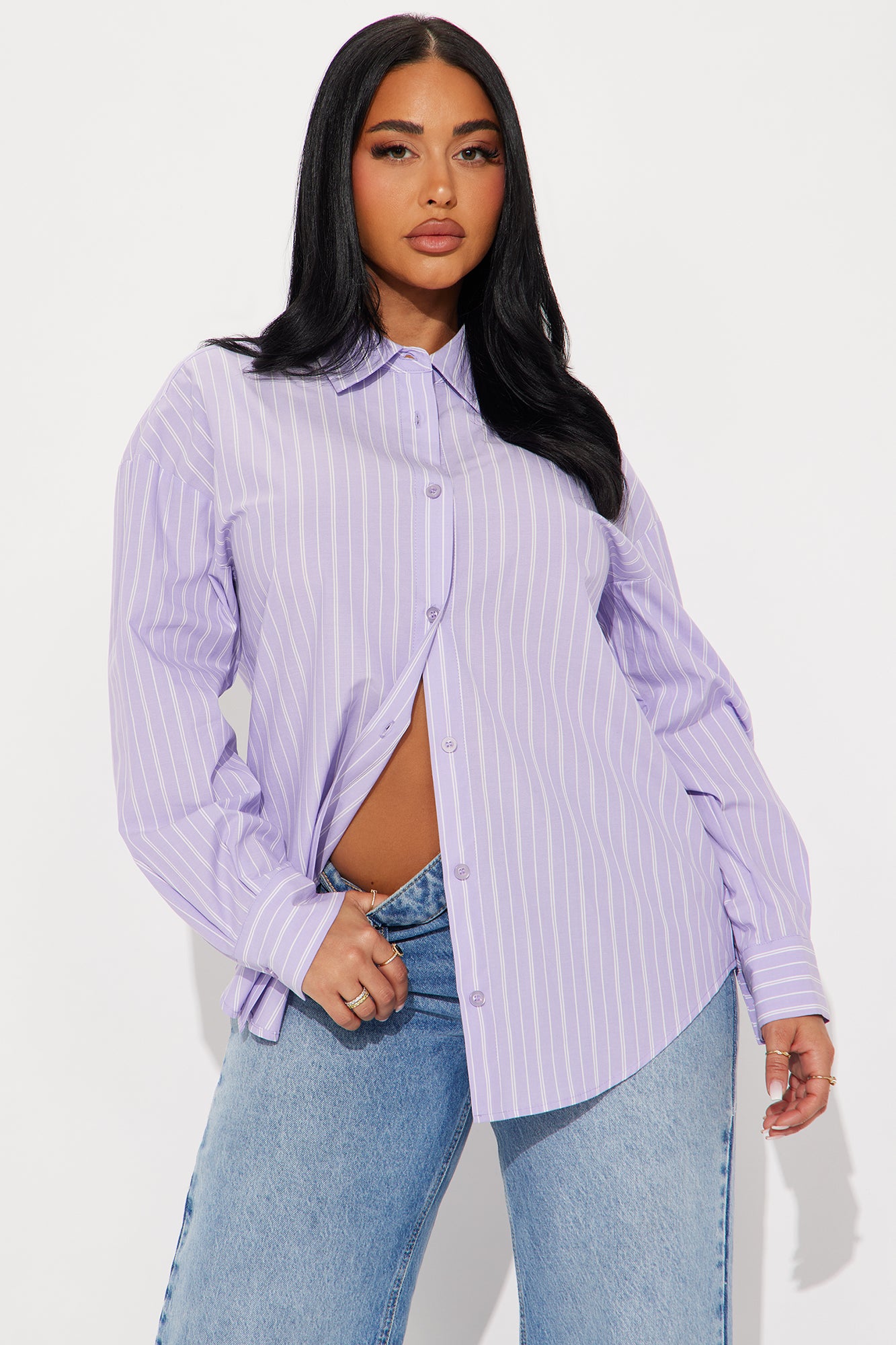 Get To Know You Striped Shirt